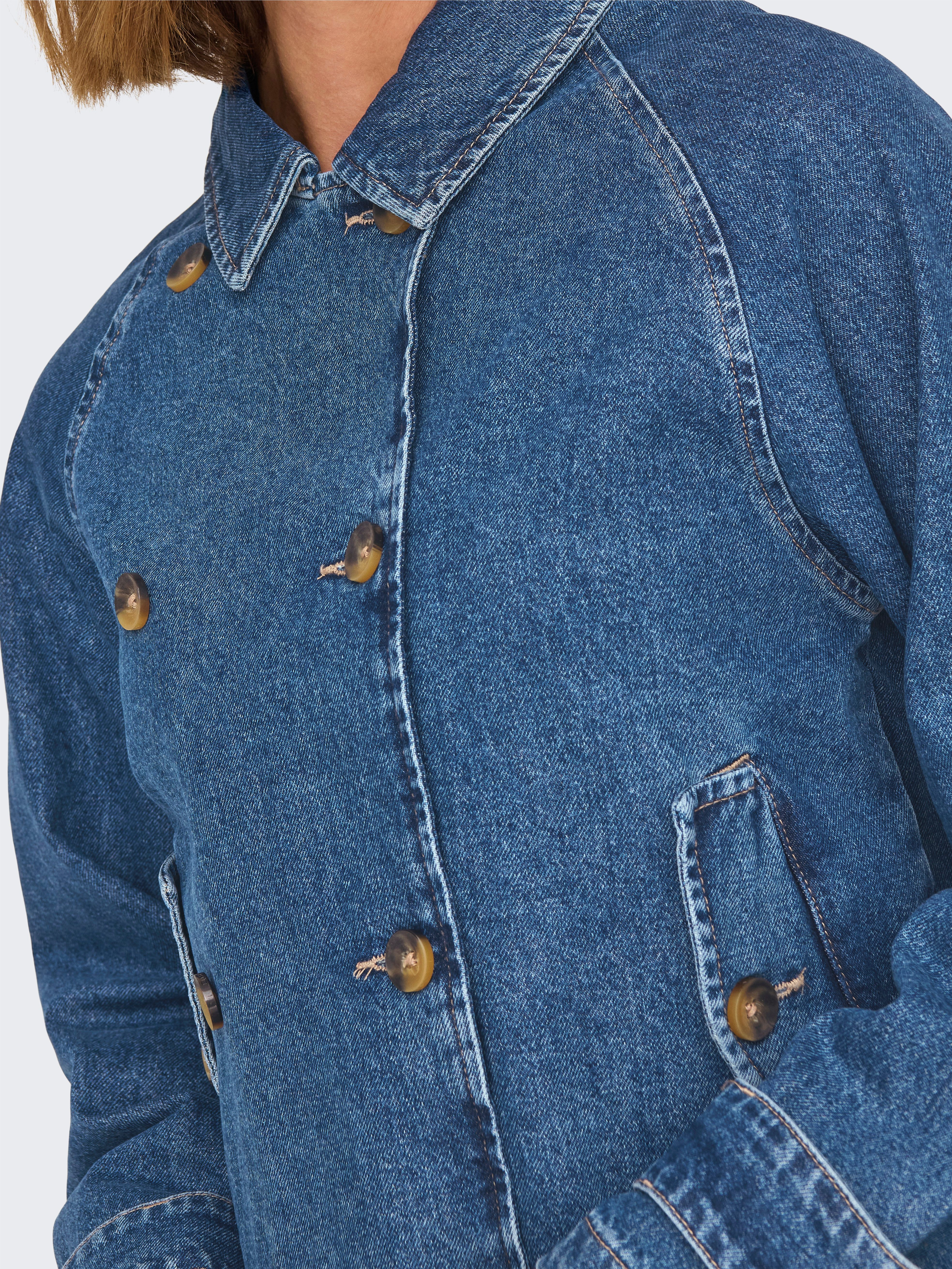 Only Jeansjack ONLAPRIL SHORT DNM TRENCH AKM