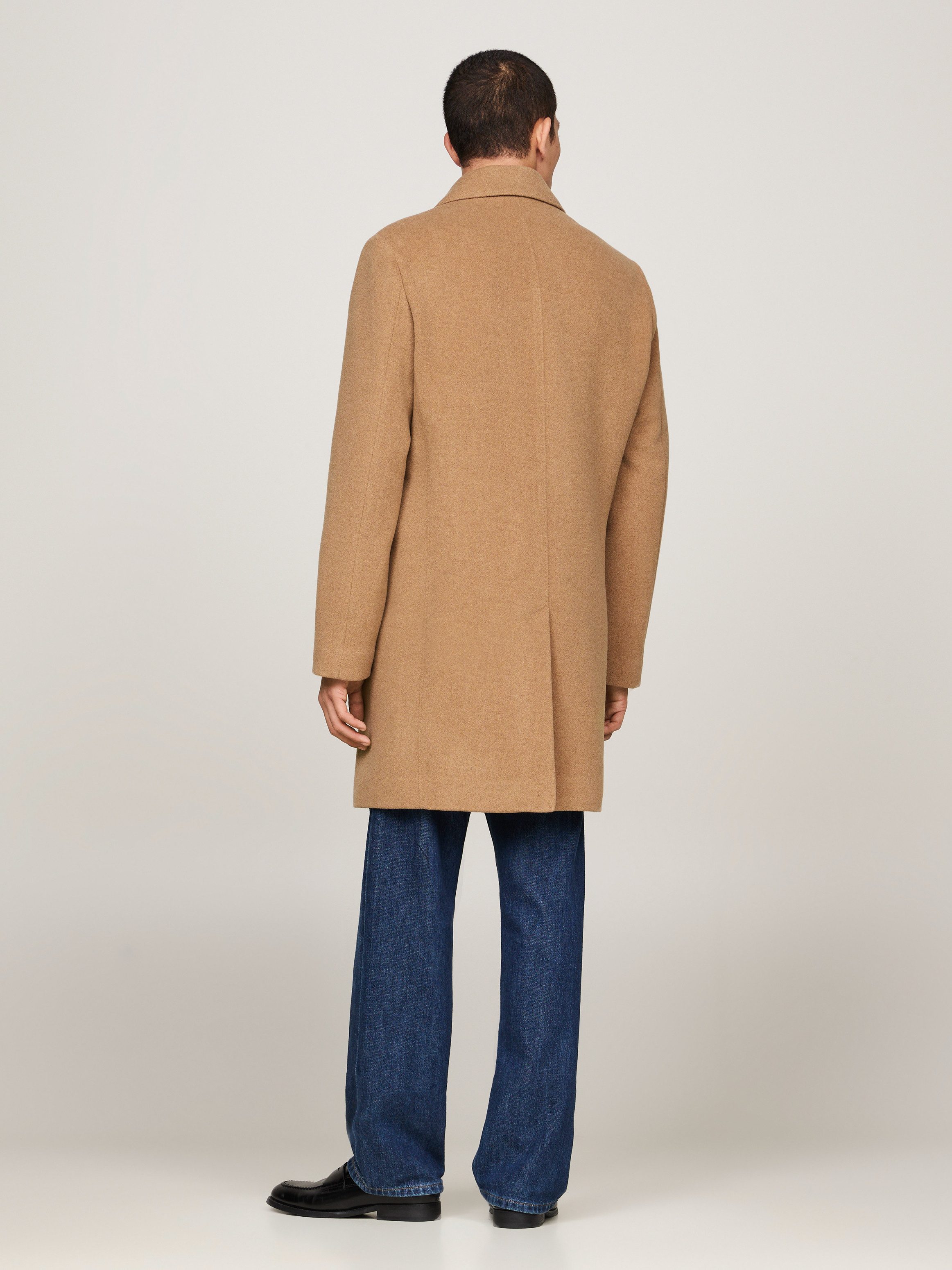 Tommy Hilfiger Lange jas DC WOOL MIX COAT
