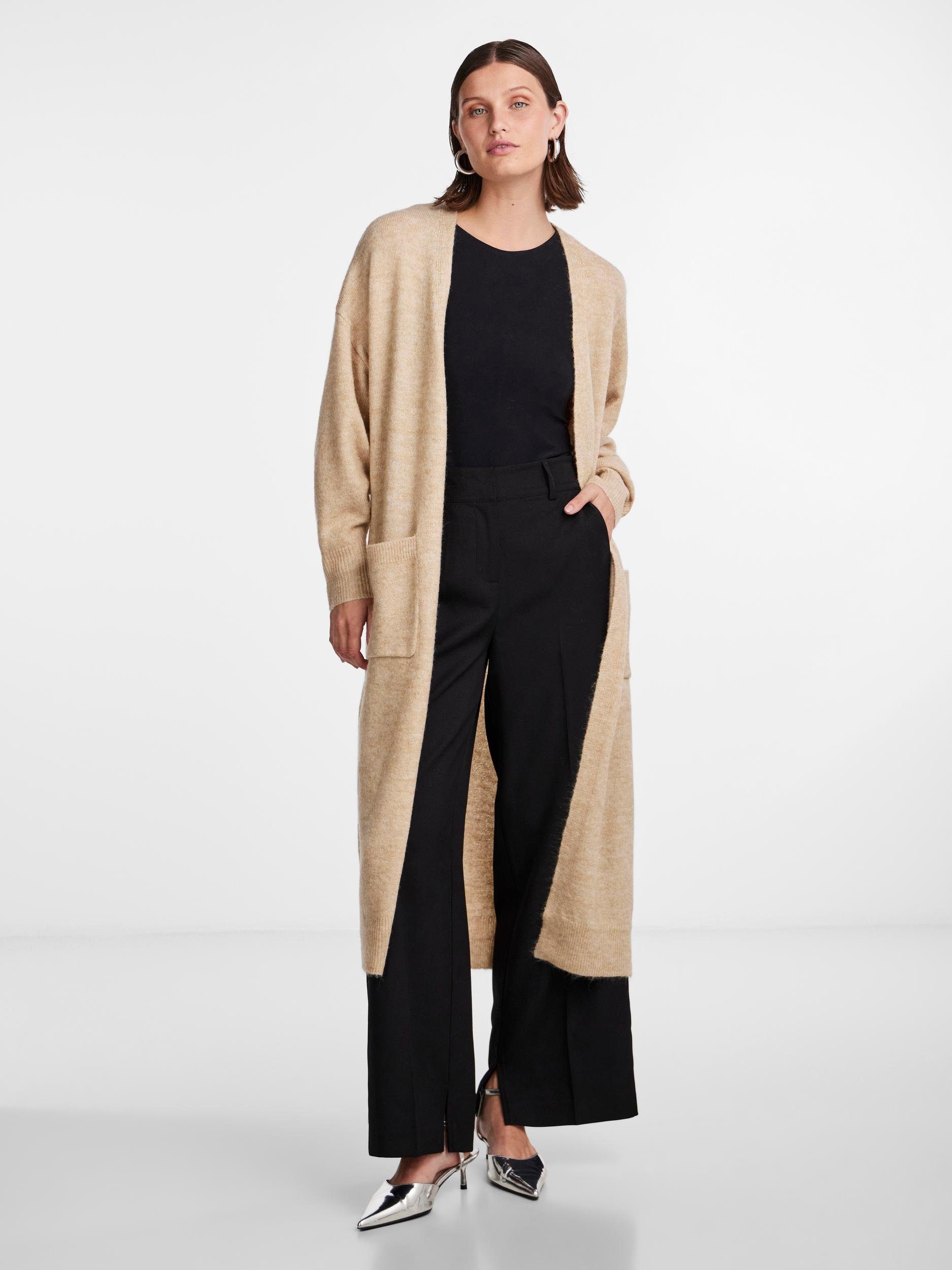 NU 20% KORTING: Y.A.S Lang vest YASBALIS LS LONG KNIT CARDIGAN S. NOOS