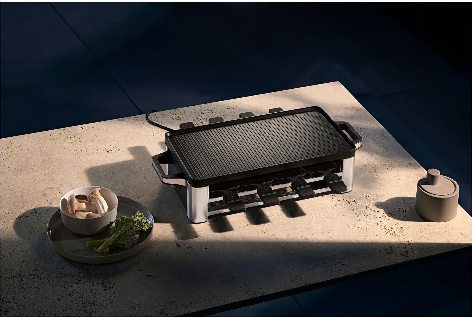 WMF Raclette LONO, incl. parkeerlaag voor ongebruikte pannetjes
