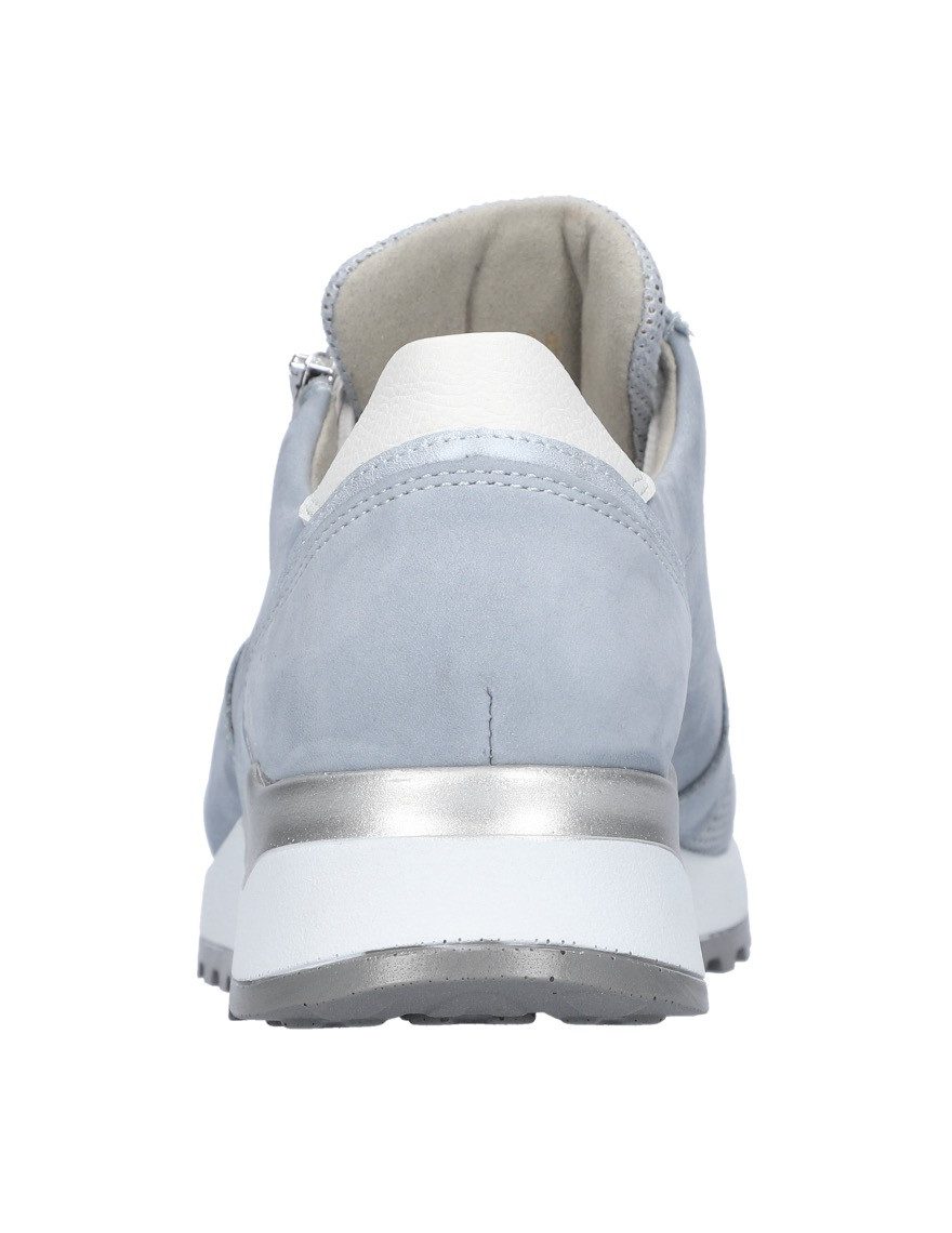 Waldläufer Sneakers met sleehak Hiroko , veterschoenen, vrijetijdsschoen, lage schoen, contrasterende afwerking, breedte h