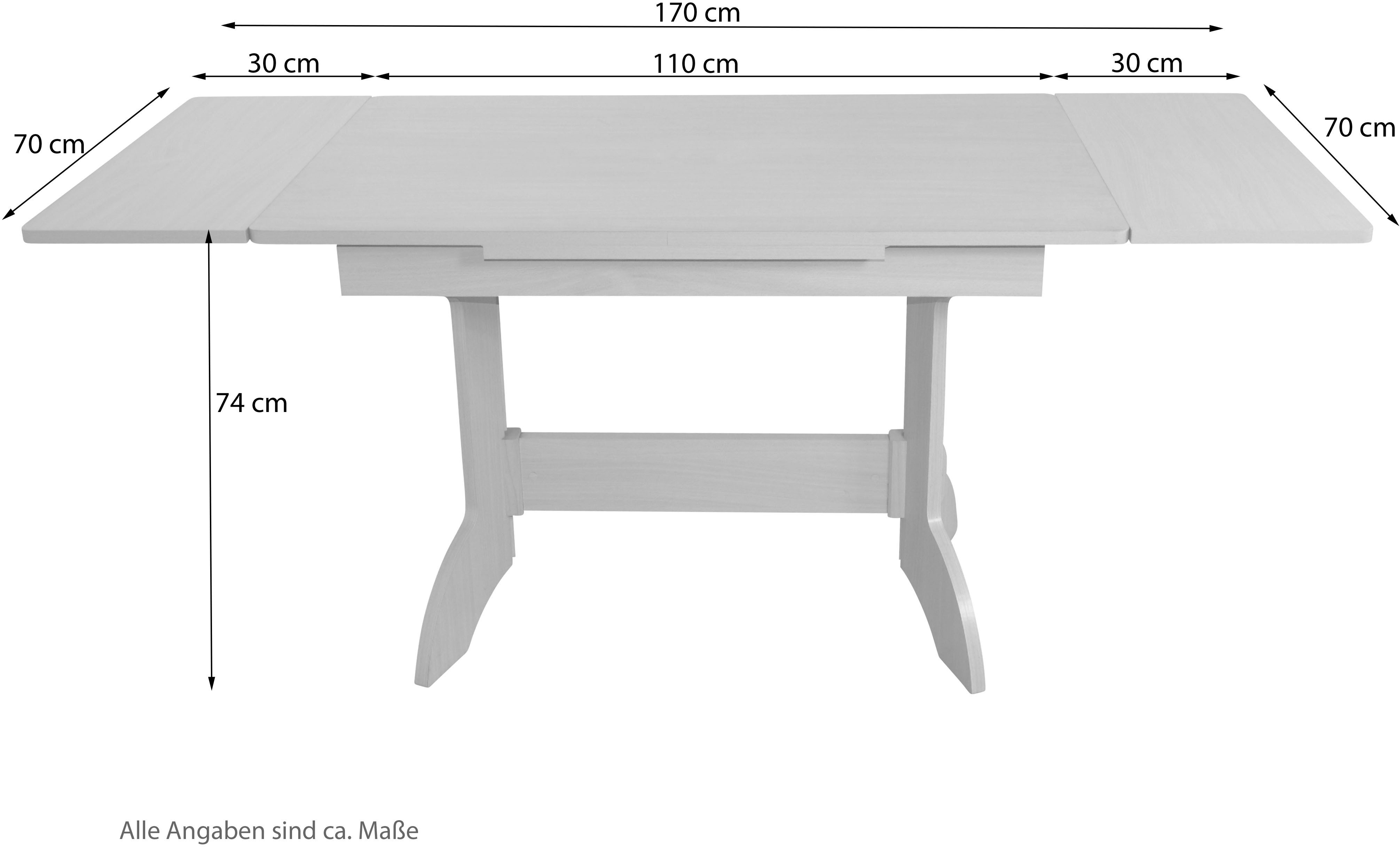 HOFMANN LIVING AND MORE Eethoek 6-delige eethoek Stoelen voorgemonteerd (voordeelset, 6-delig)