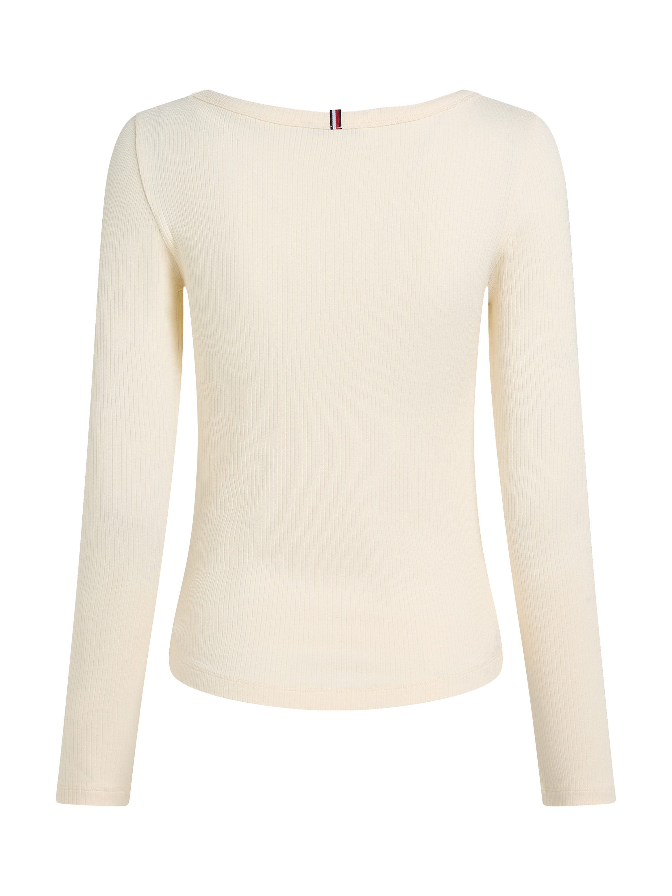Tommy Hilfiger Shirt met lange mouwen SLIM 5X2 RIB O-NK LS