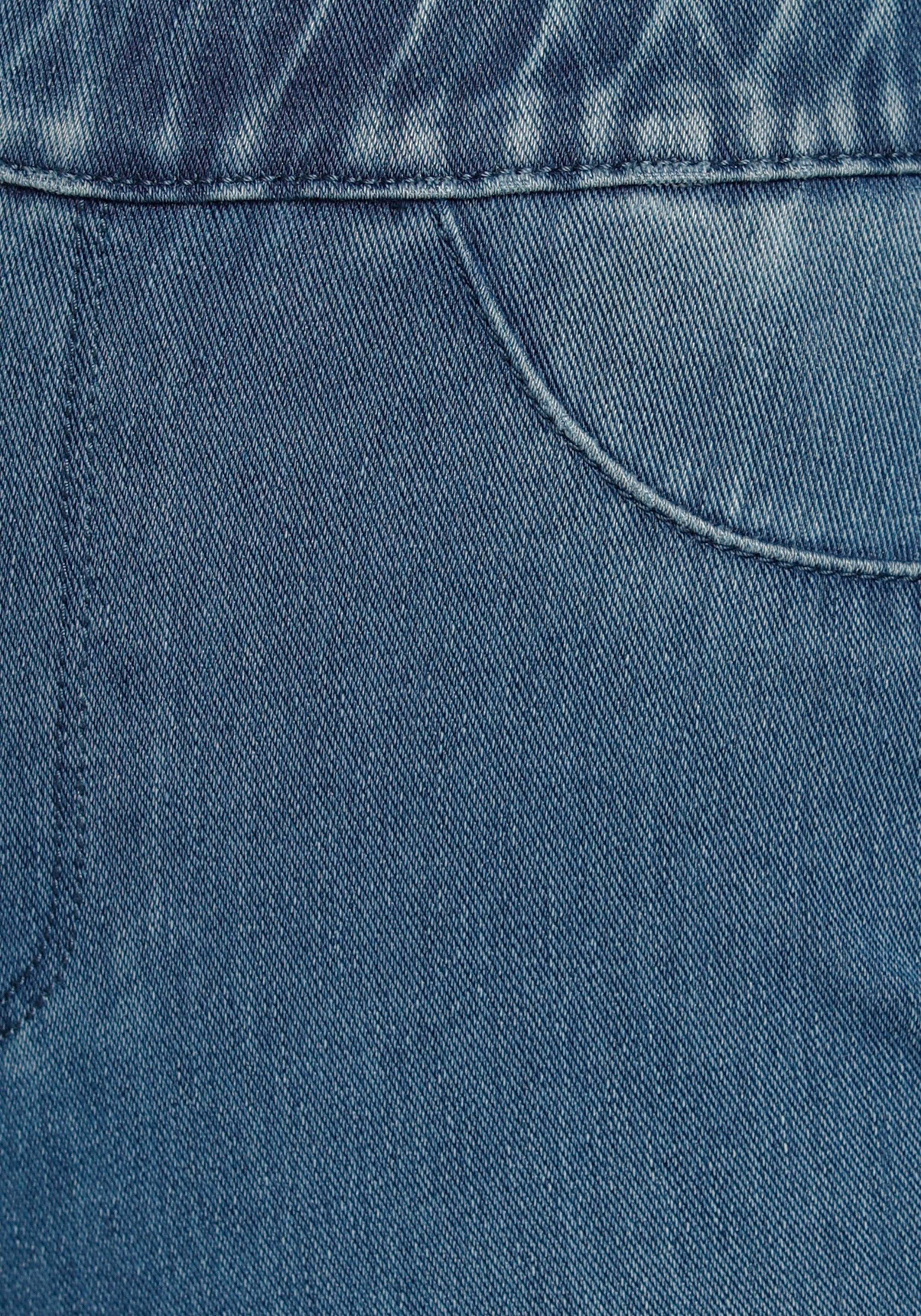 Arizona Jogpants High Waist in denim-look