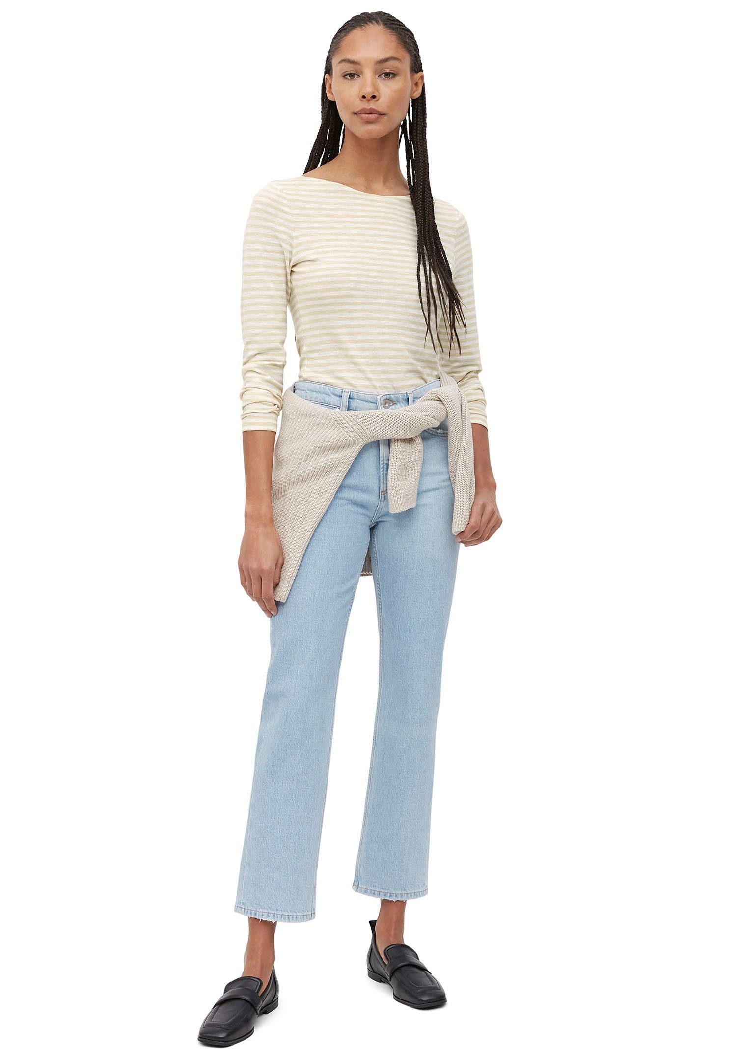 Marc O'Polo Shirt met lange mouwen met lichte boothals