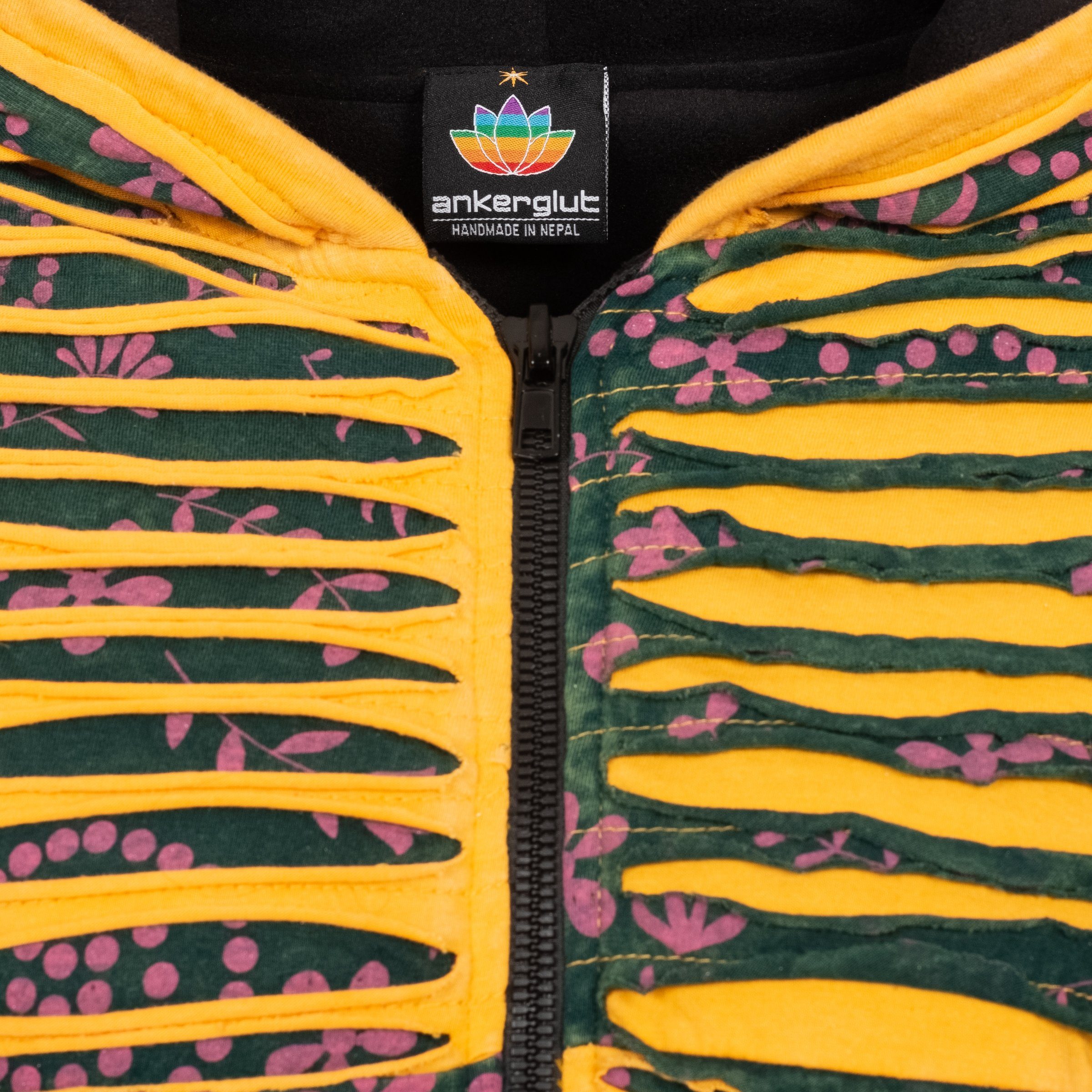 DEPROC Active Fleecejack Patchwork Multicolor NUNAVUT II NEW FLOWER POWER