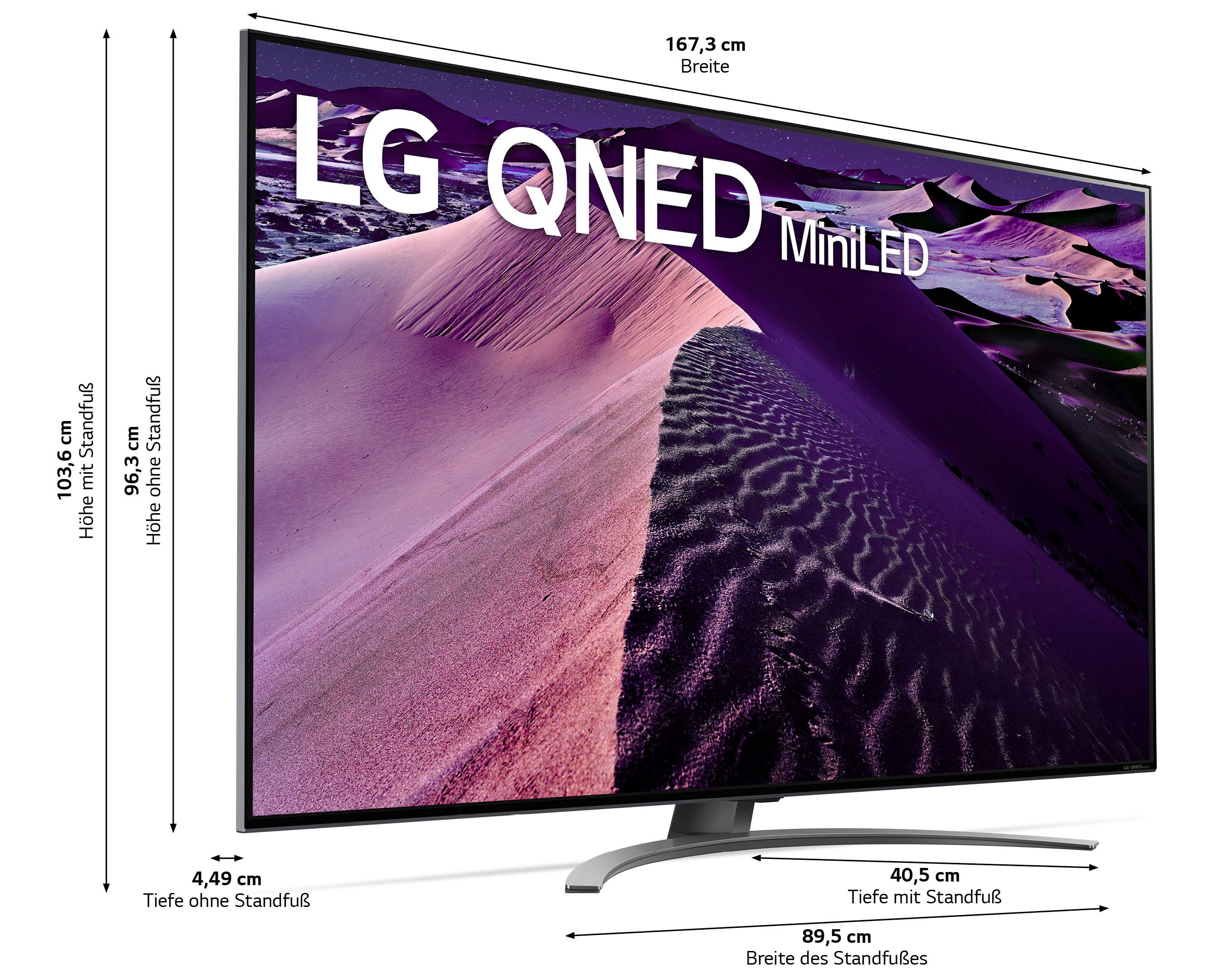 LG QNED-tv 75QNED869QA, 189 cm / 75", 4K Ultra HD, Smart TV