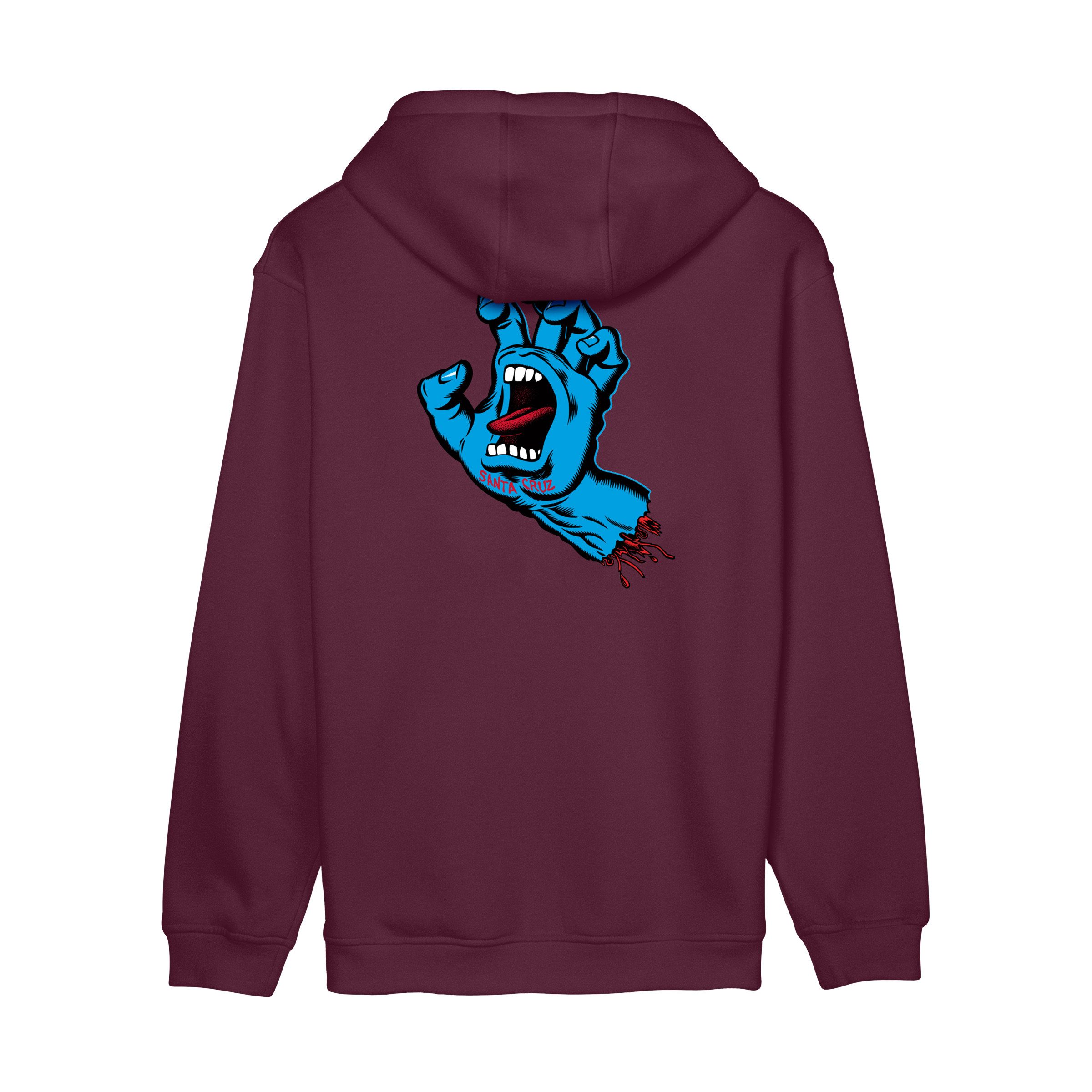 Santa Cruz Hoodie SCREAMING HAND CHEST HOOD (1-delig)
