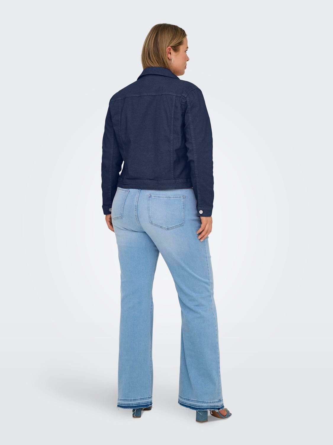 ONLY CARMAKOMA Jeansjack CARWESPA COLOUR DENIM JACKET DNM
