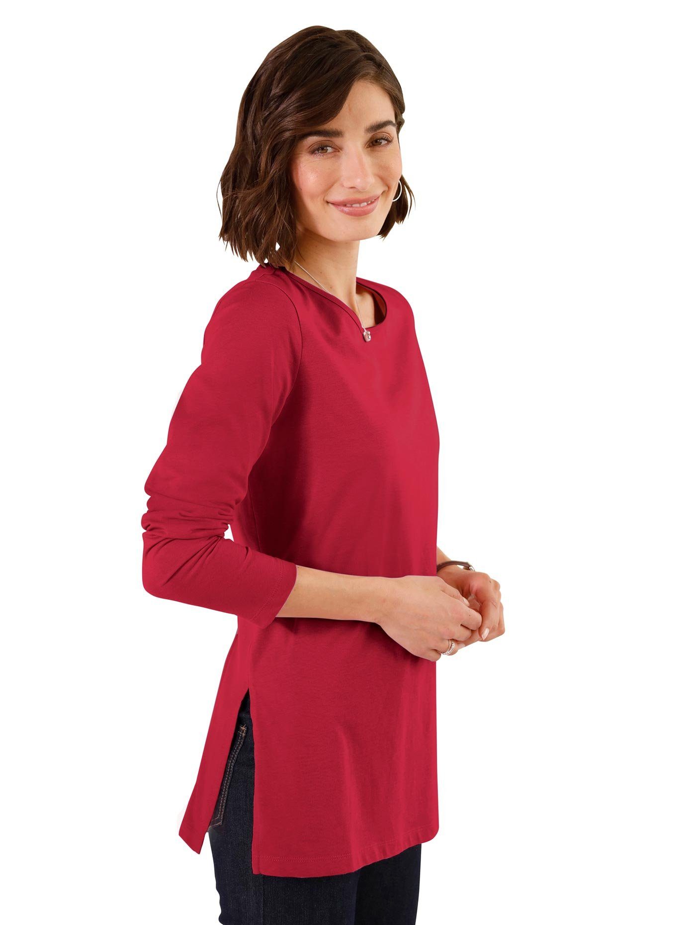 Classic Basics Shirt met lange mouwen Lang shirt (1-delig)