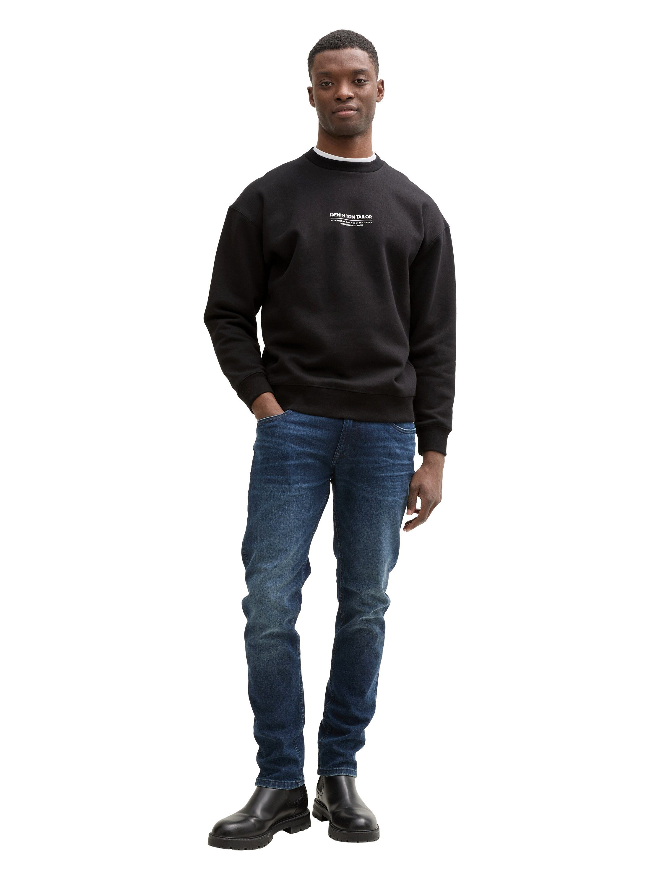 Tom Tailor Denim Sweatshirt met logoprint
