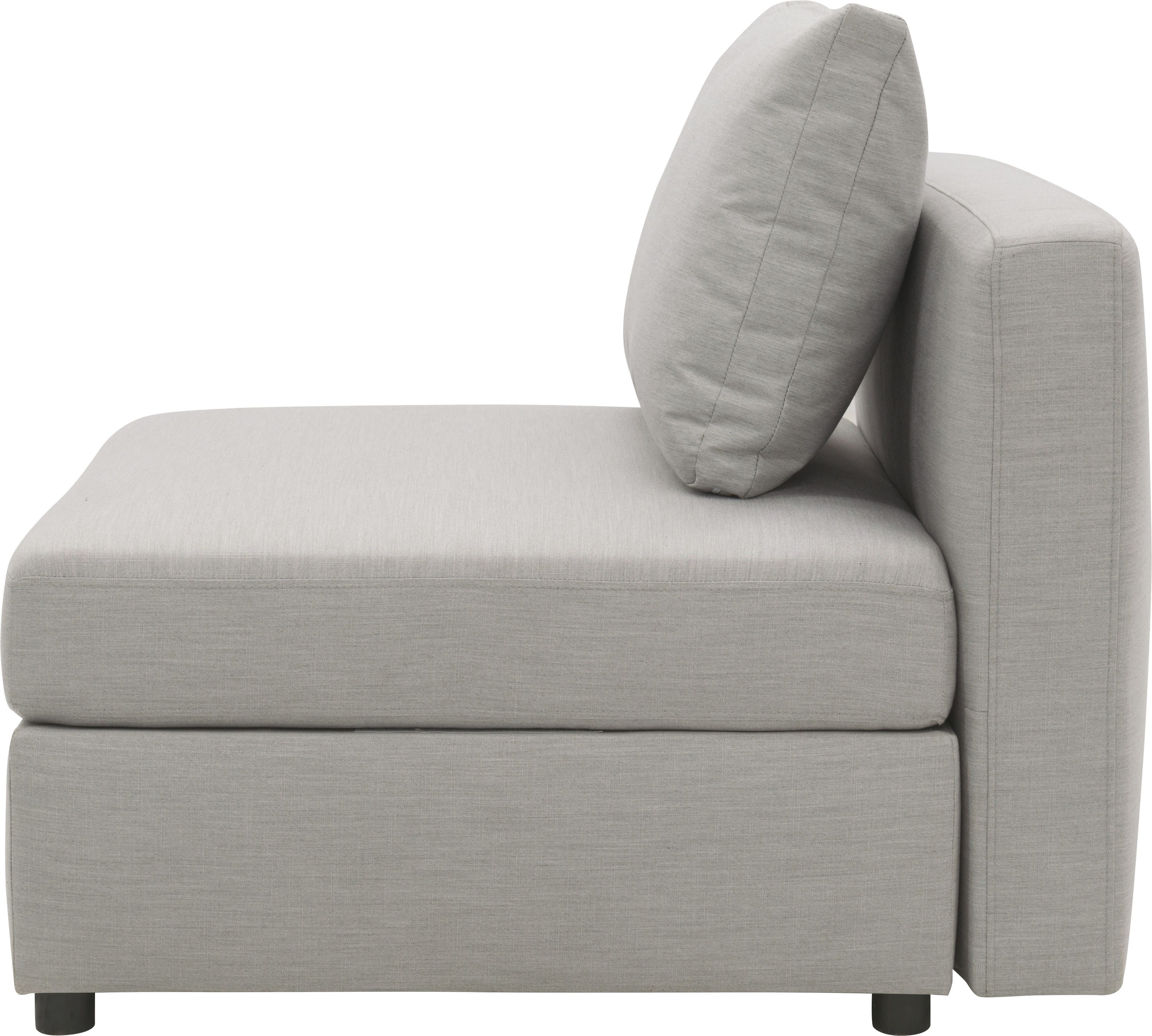 DOMO collection Sofaelement Solskin, individueel uitbreidbaar/combineerbaar met losse kussens. rug- en zijpanelen als steeksysteem.