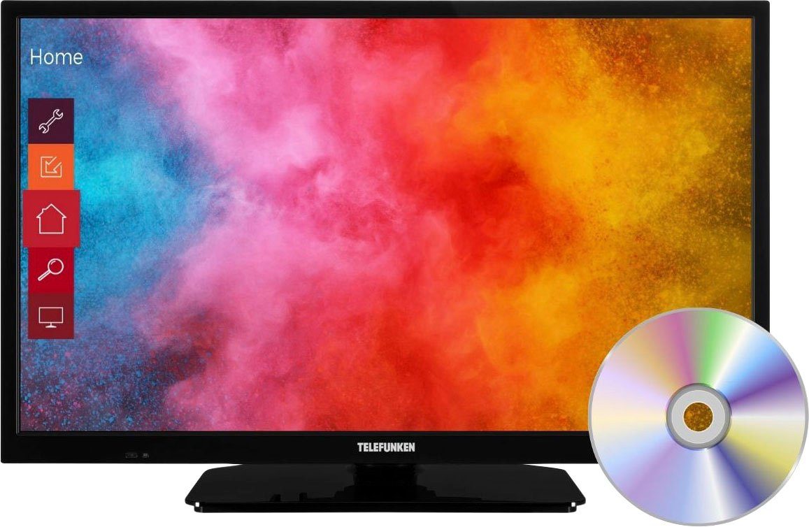 Telefunken Led-TV L24H550M4DI, 60 cm / 24", HD ready, geïntegreerde dvd-speler