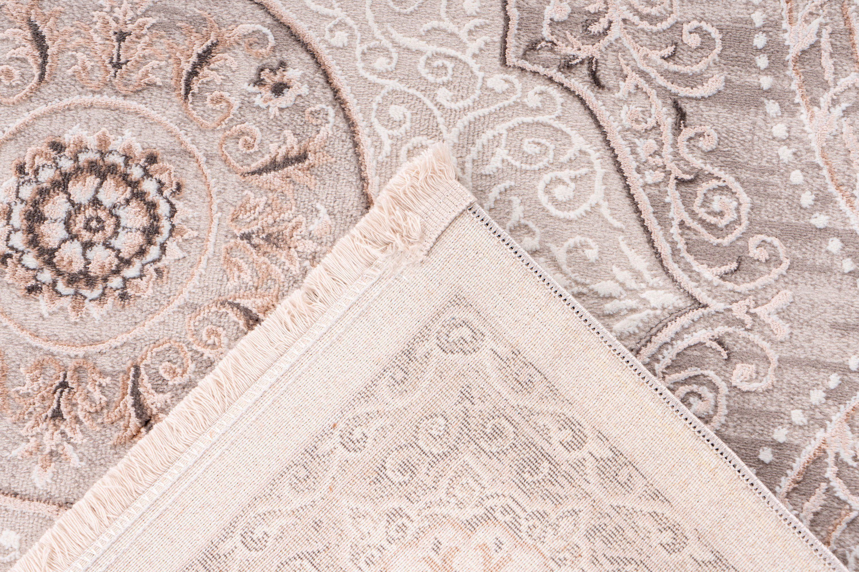 calo-deluxe Vloerkleed Miran 825 Vintage-design, met franje, woonkamer