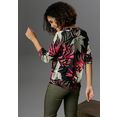 aniston selected blouse zonder sluiting met smokwerkranden - nieuwe collectie multicolor
