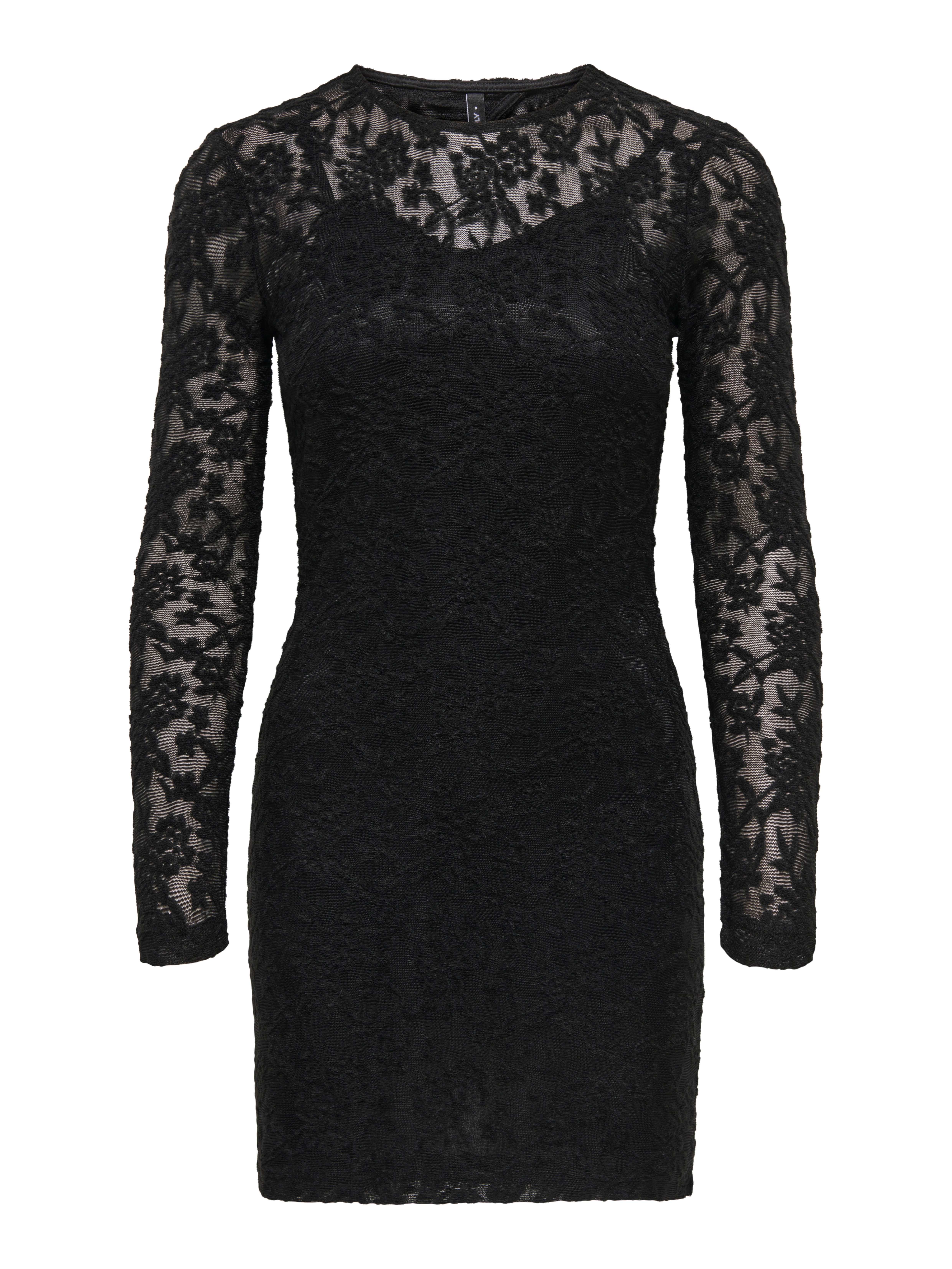 Only Mini-jurk ONLBLAISE L/S O-NECK DRESS JRS