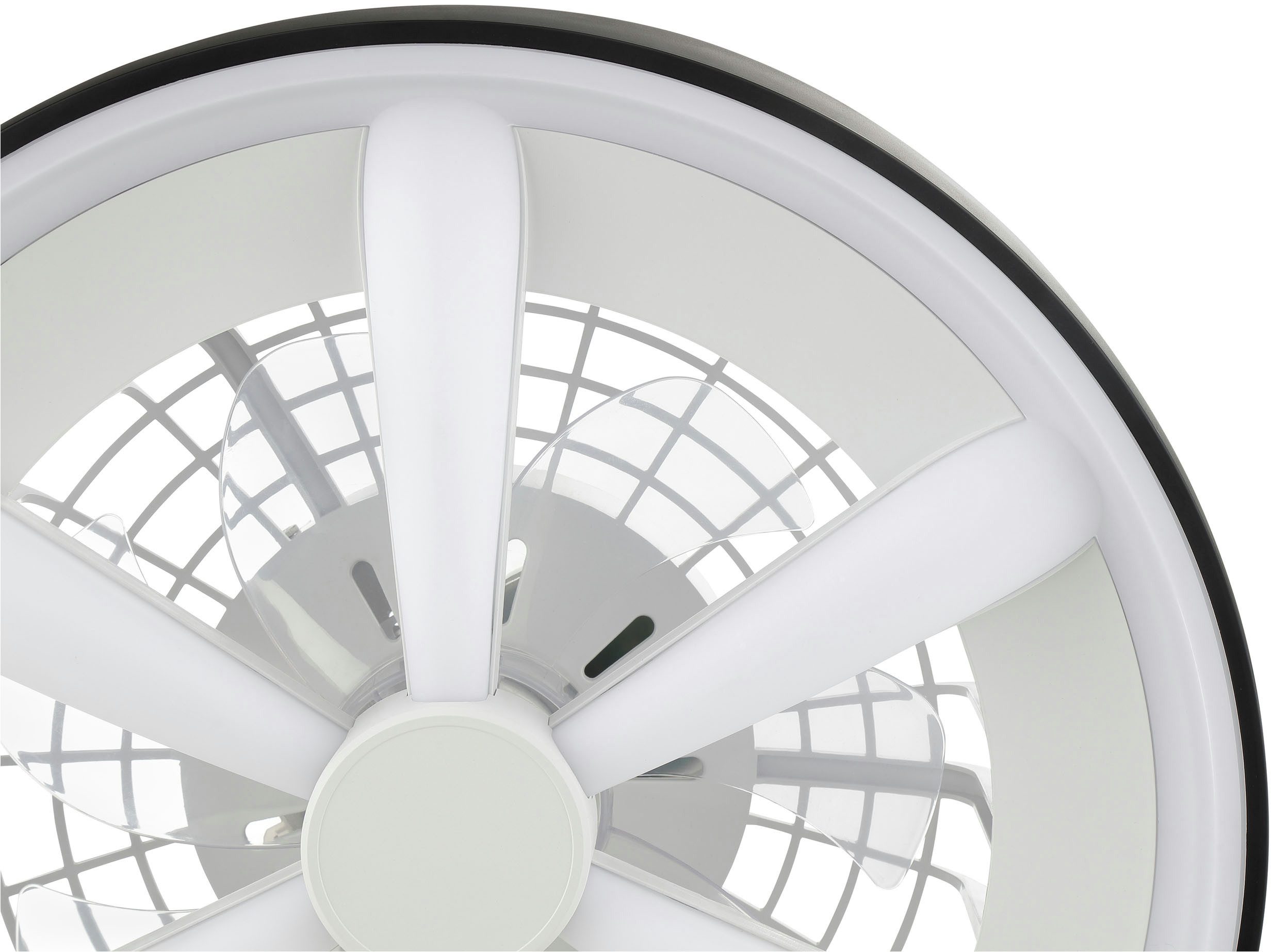 Brilliant Leuchten Led-plafondlamp Gaiano Ø 48cm met ventilator, 6400 lm, dimbaar, RGB, 2700-6500 K