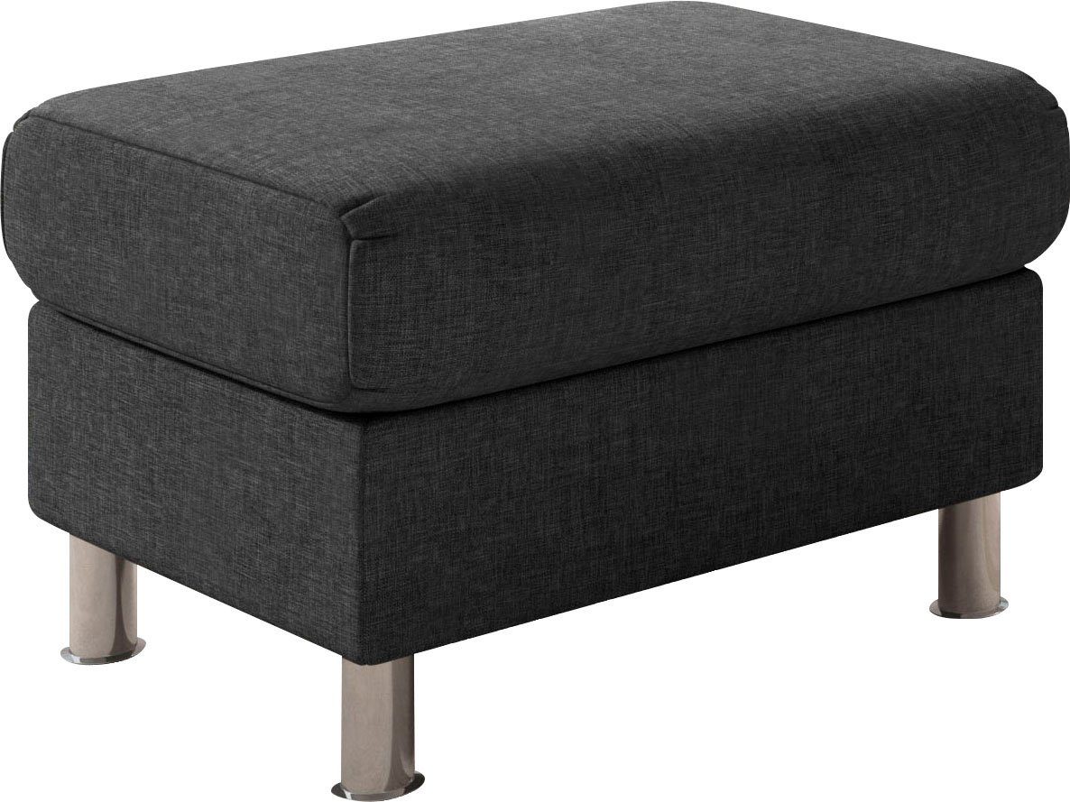 TRENDMANUFAKTUR Hocker Rondo II tijdloos en comfortabel naar keuze met comfortabele binnenvering, vrij plaatsbaar