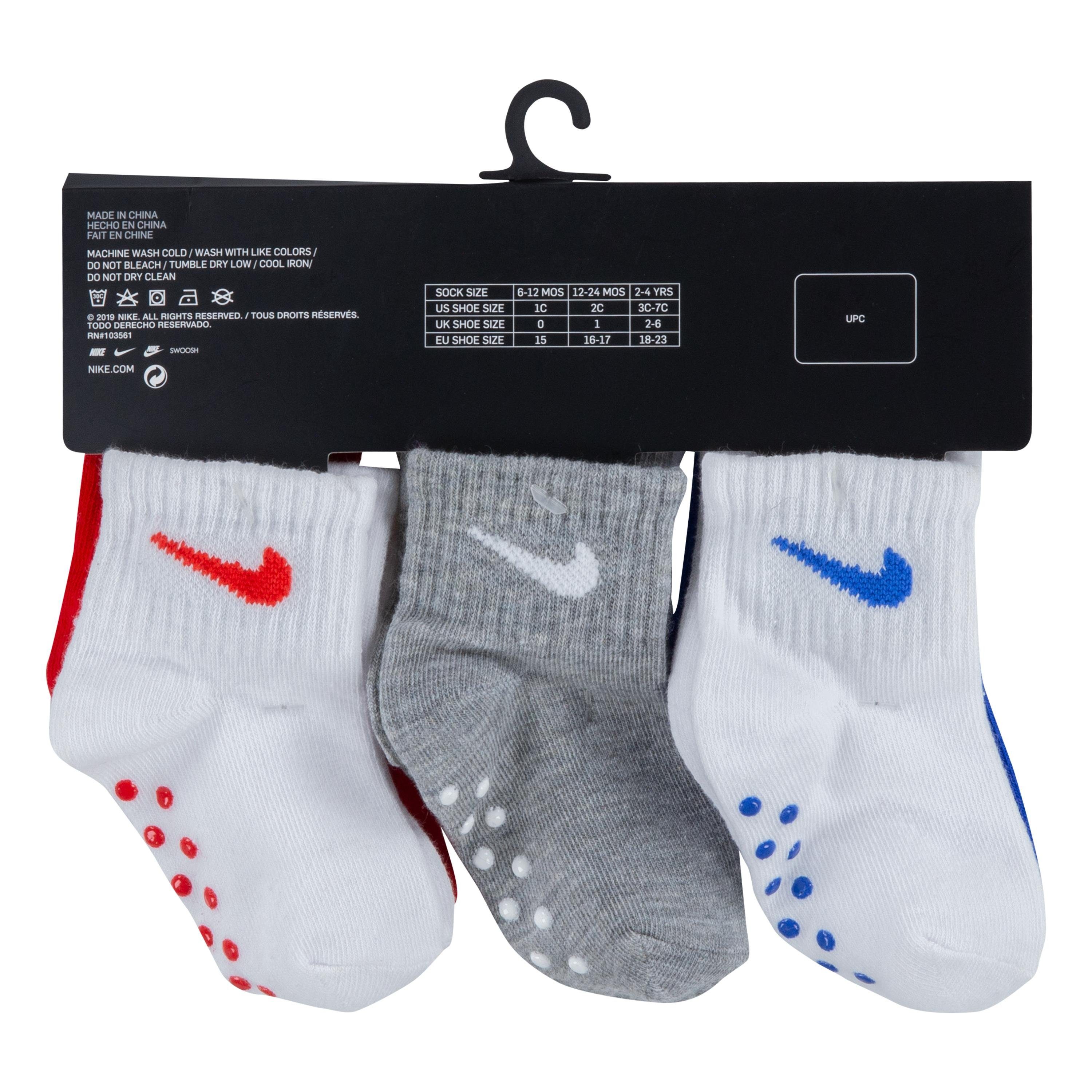 Nike Sportswear ABS-sokken POP COLOR GRIPPER INFANT/TODDLER AN (set, 6 paar)