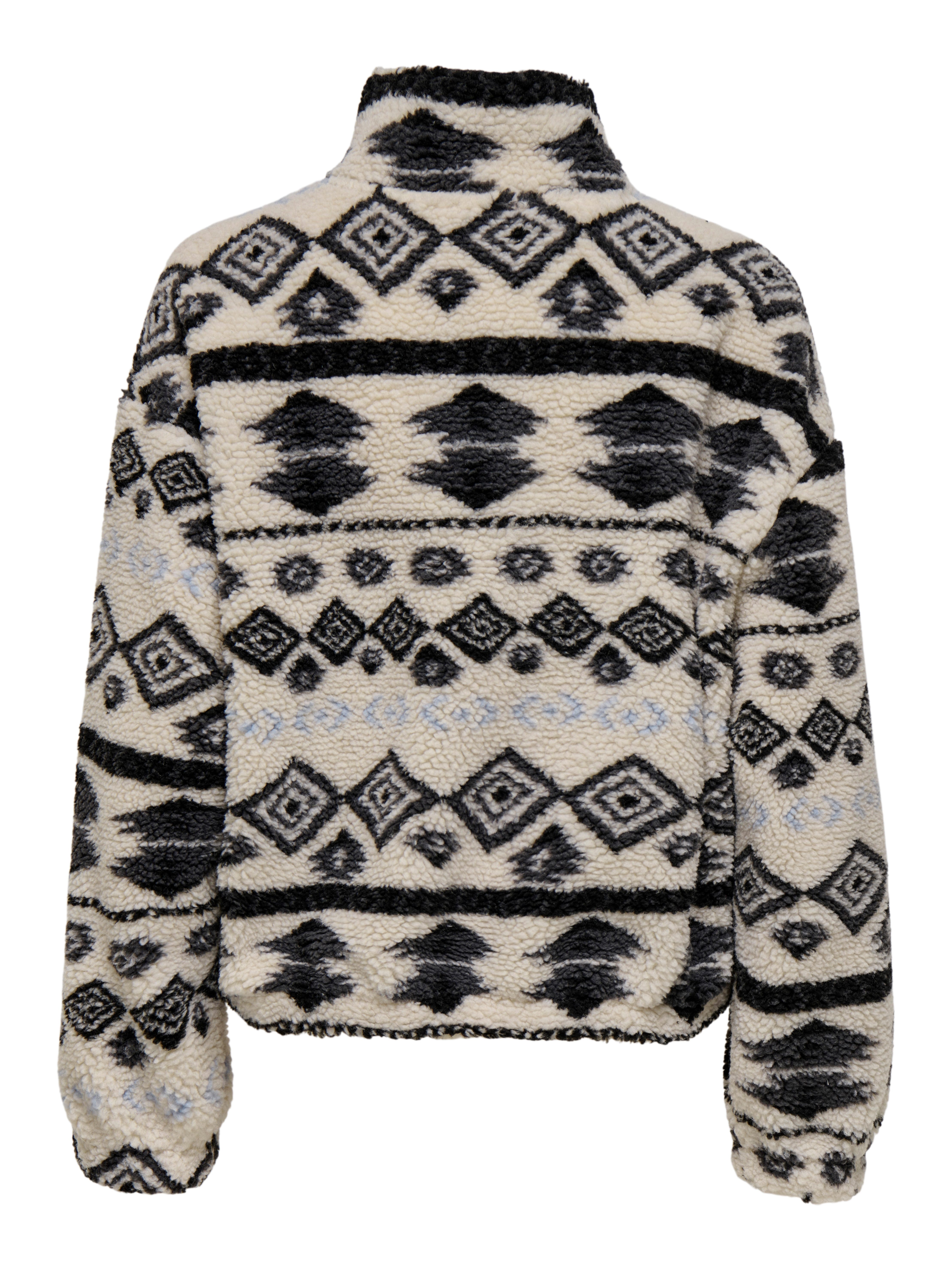Only Sweatshirt ONLJANNE AZTEC TEDDY L/S HALFZIP CC SWT