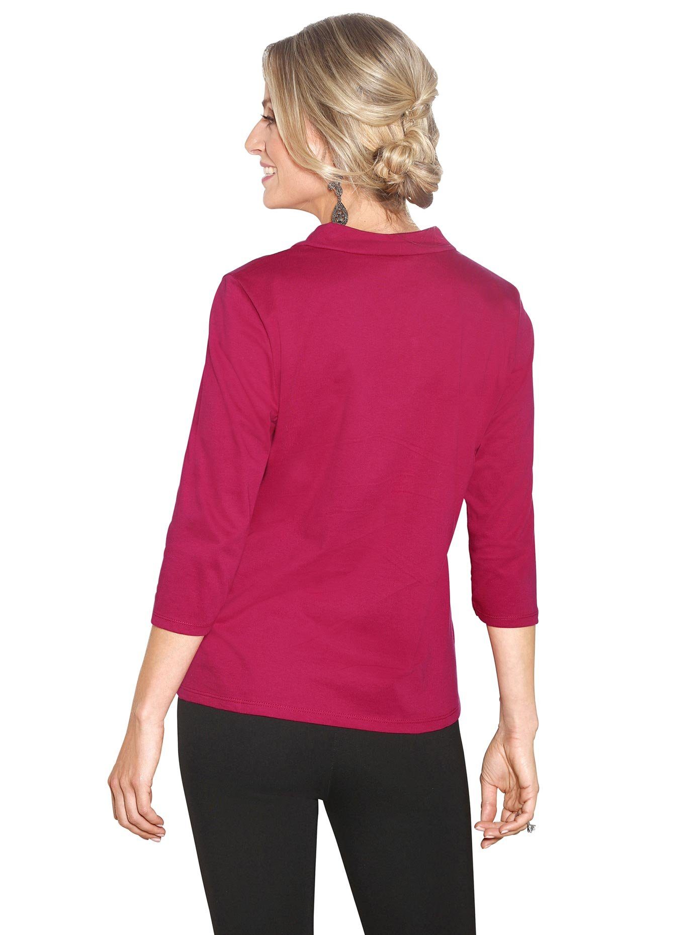 Classic Basics Shirt met 3/4-mouwen Shirt (1-delig)
