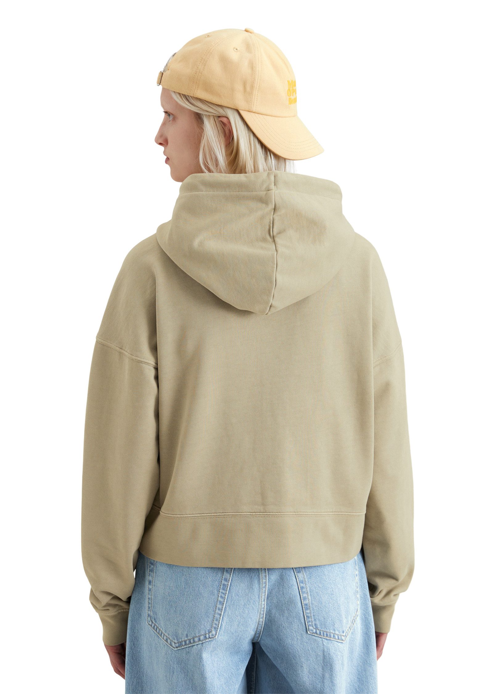 Marc O'Polo DENIM Capuchonsweatvest in cropped model