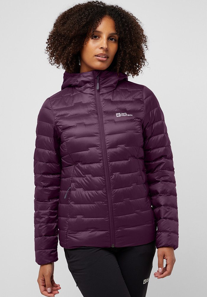 Jack Wolfskin Passamani Down Hoody Women RDS Donsjack Dames 2XL midnight plum midnight plum