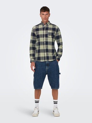 ONLY & SONS Geruit overhemd ONSALVARO LS OXFORD CHECK SHIRT 5979