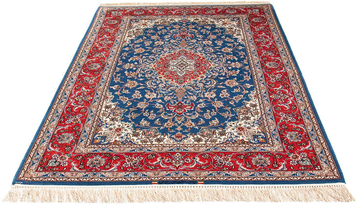 morgenland Wollen kleed Isfahan medaillon 207 x 134 cm Uniek exemplaar met certificaat