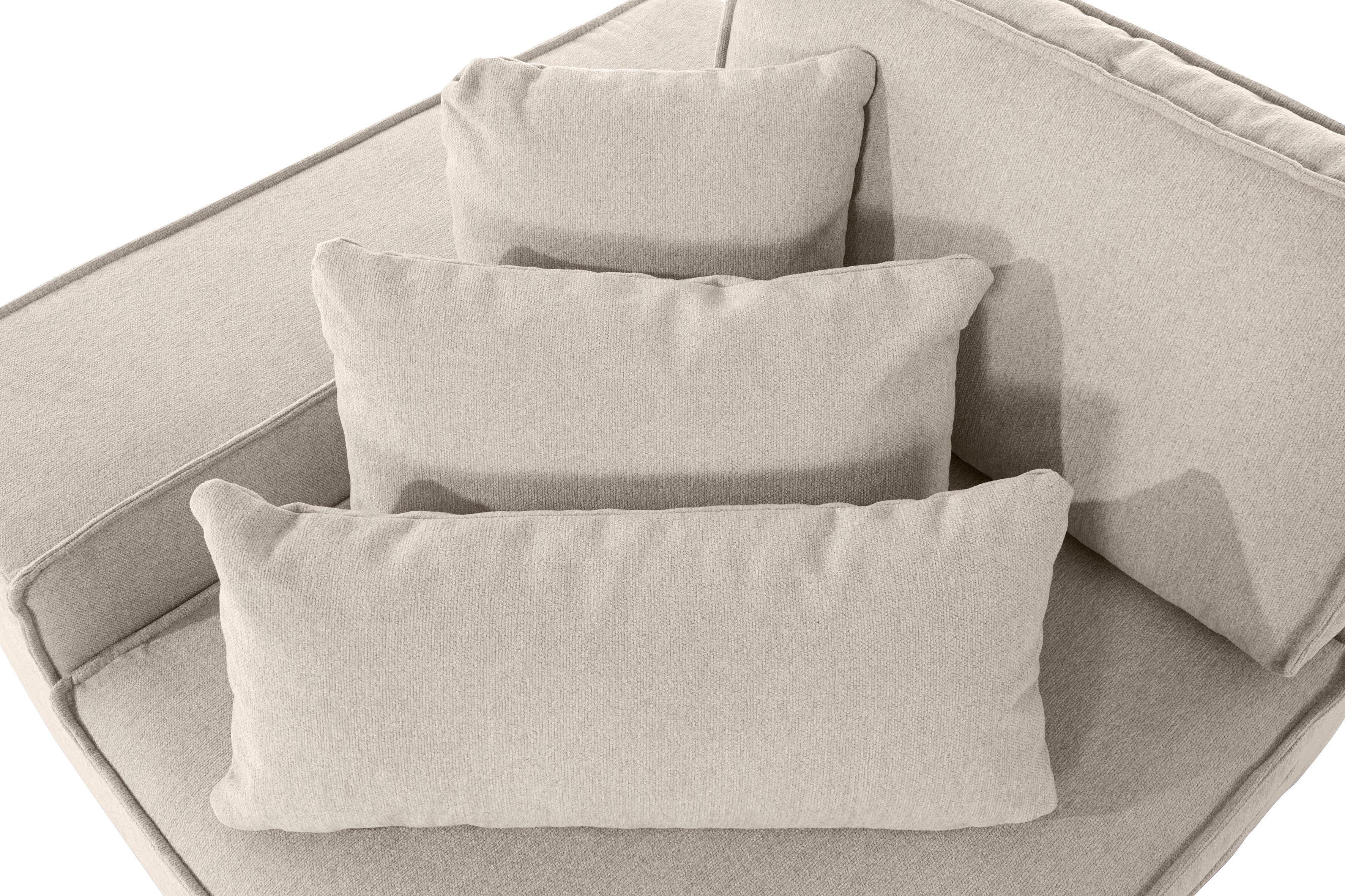 RAUM.ID Sofaelement Florid als deel van een modulaire bank, stevig zitcomfort, ook in cord
