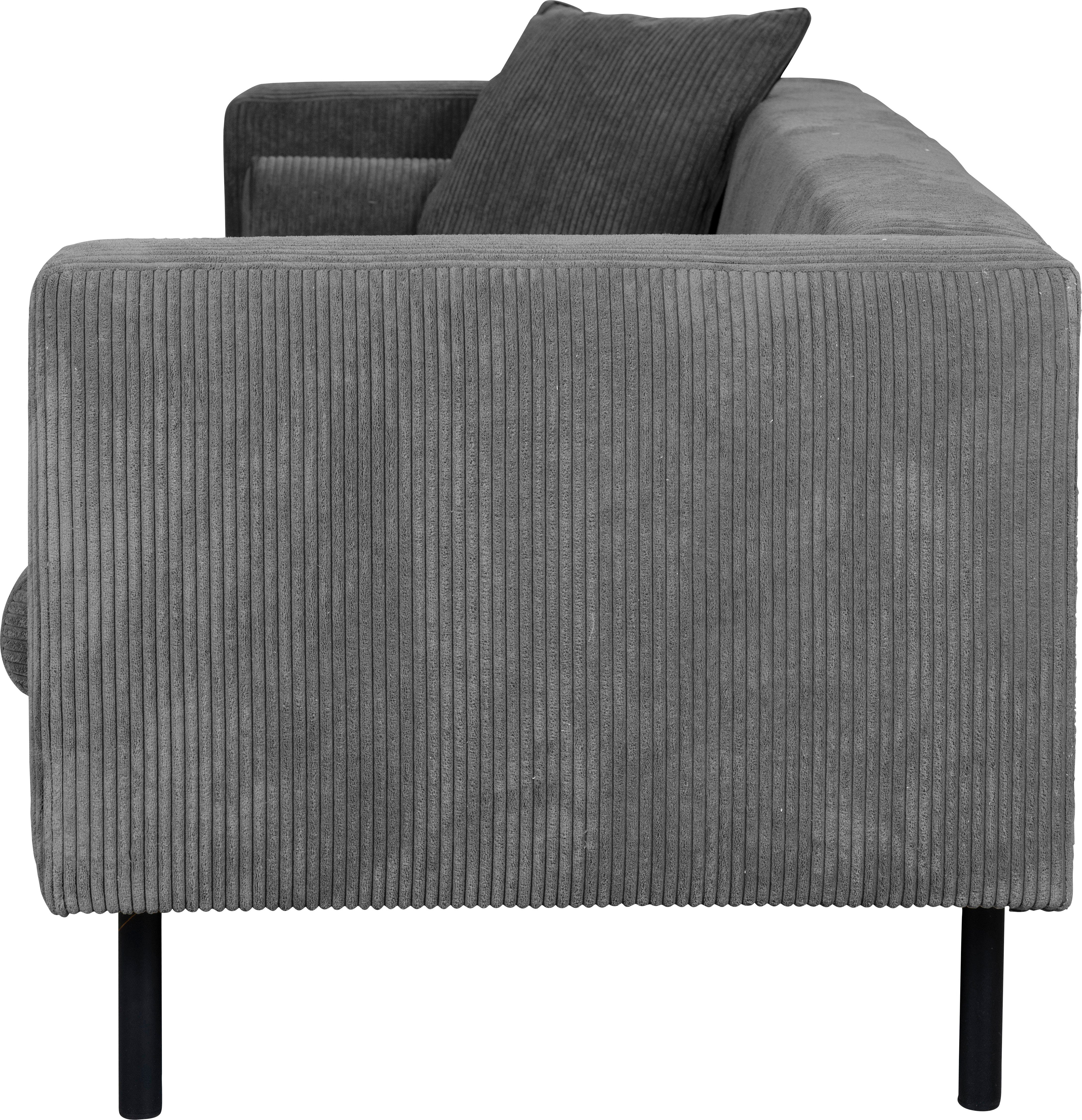 Guido Maria Kretschmer Home&Living 3-zitsbank Lillibeth designbank met golfondersteuning, afmetingen B/D/H: 218/74/83 cm Sierkussen als tweezijdig te gebruiken kussen, bekleding fluwelige look of cord