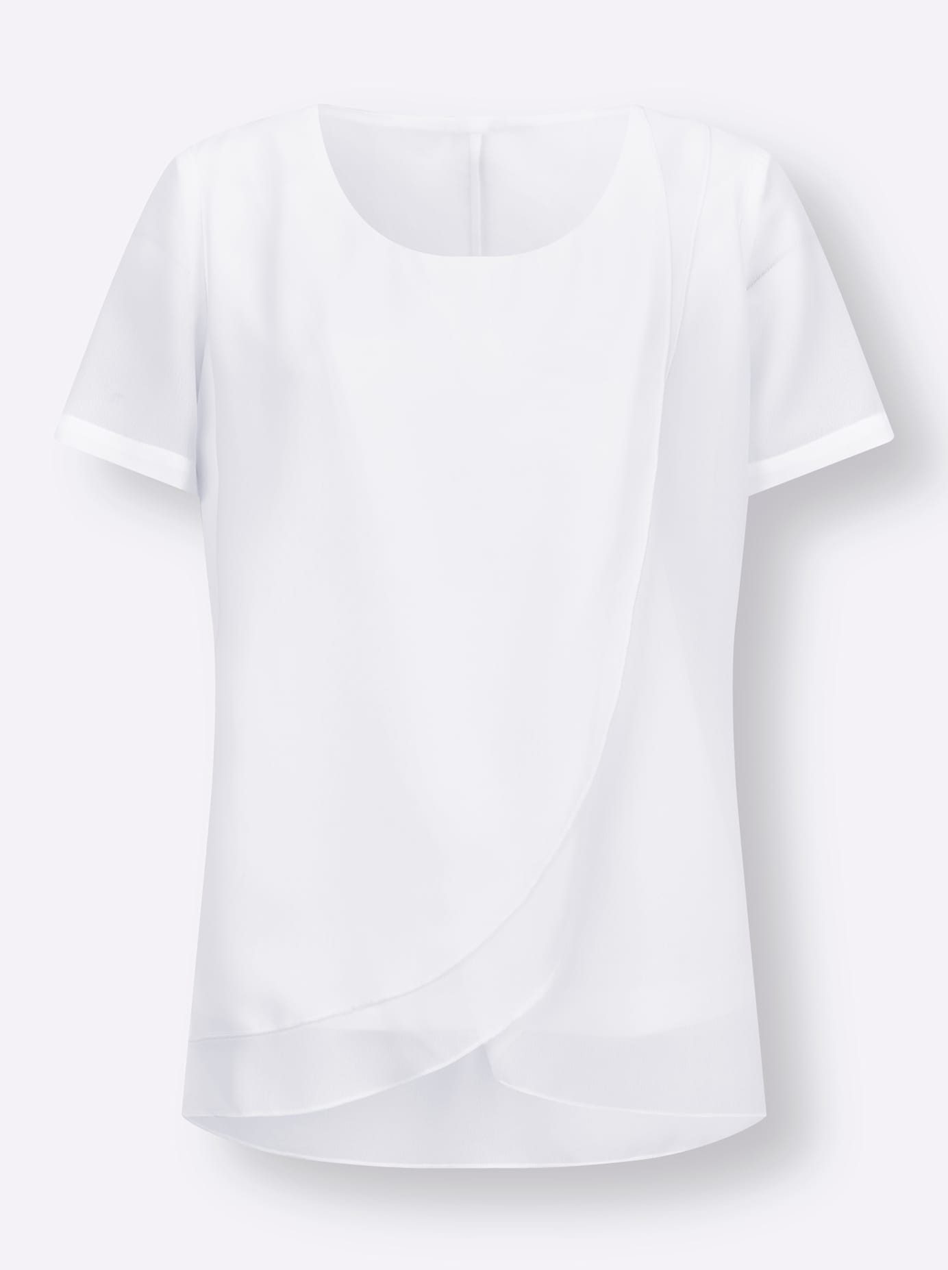 Classic Basics Blouse met korte mouwen
