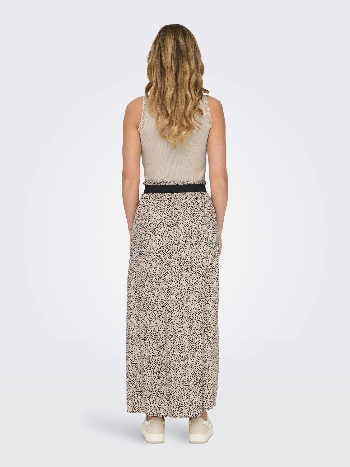 Only Maxirok ONLVENEDIG AOP LIFE LONG SKIRT