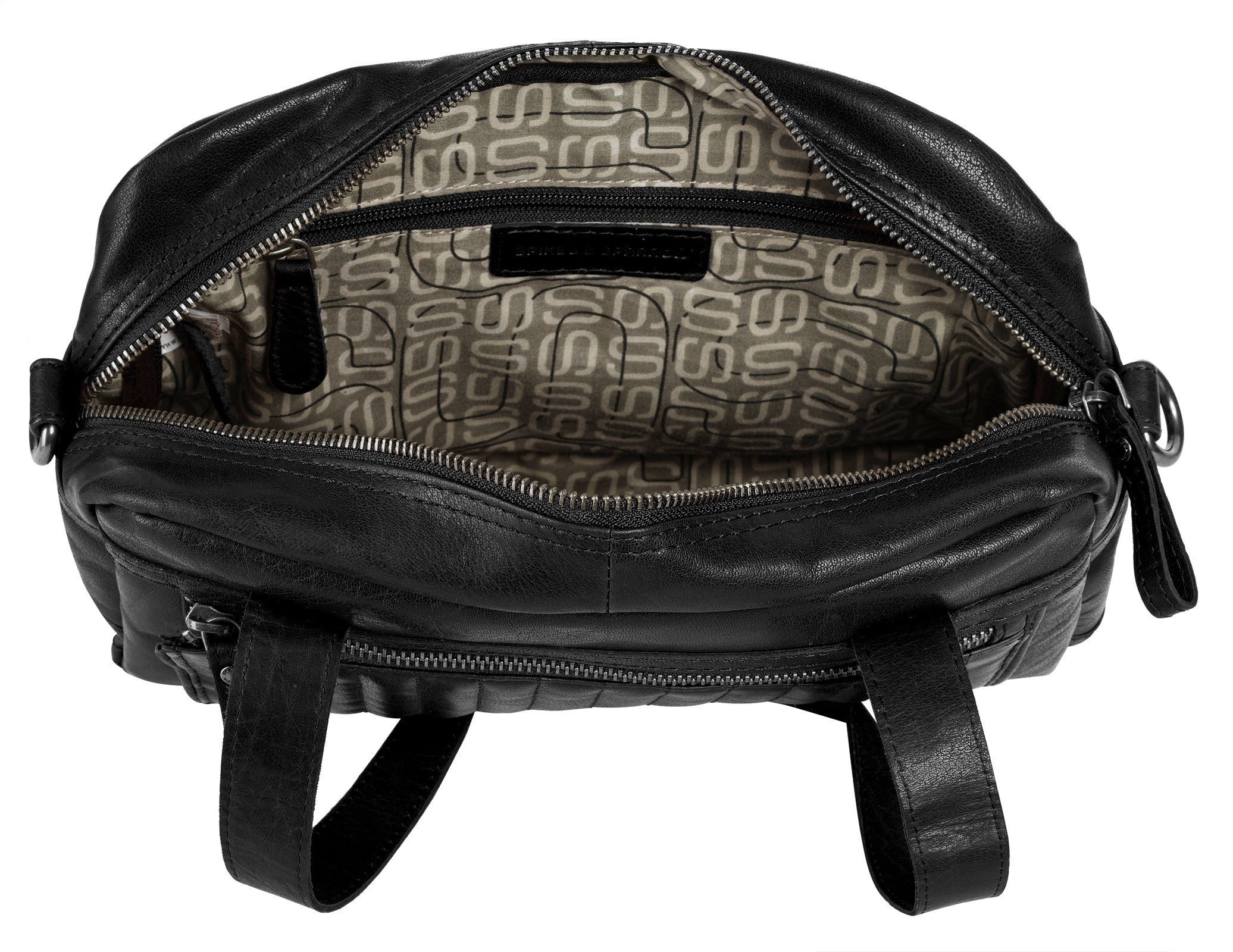 Spikes & Sparrow Tas echt leder