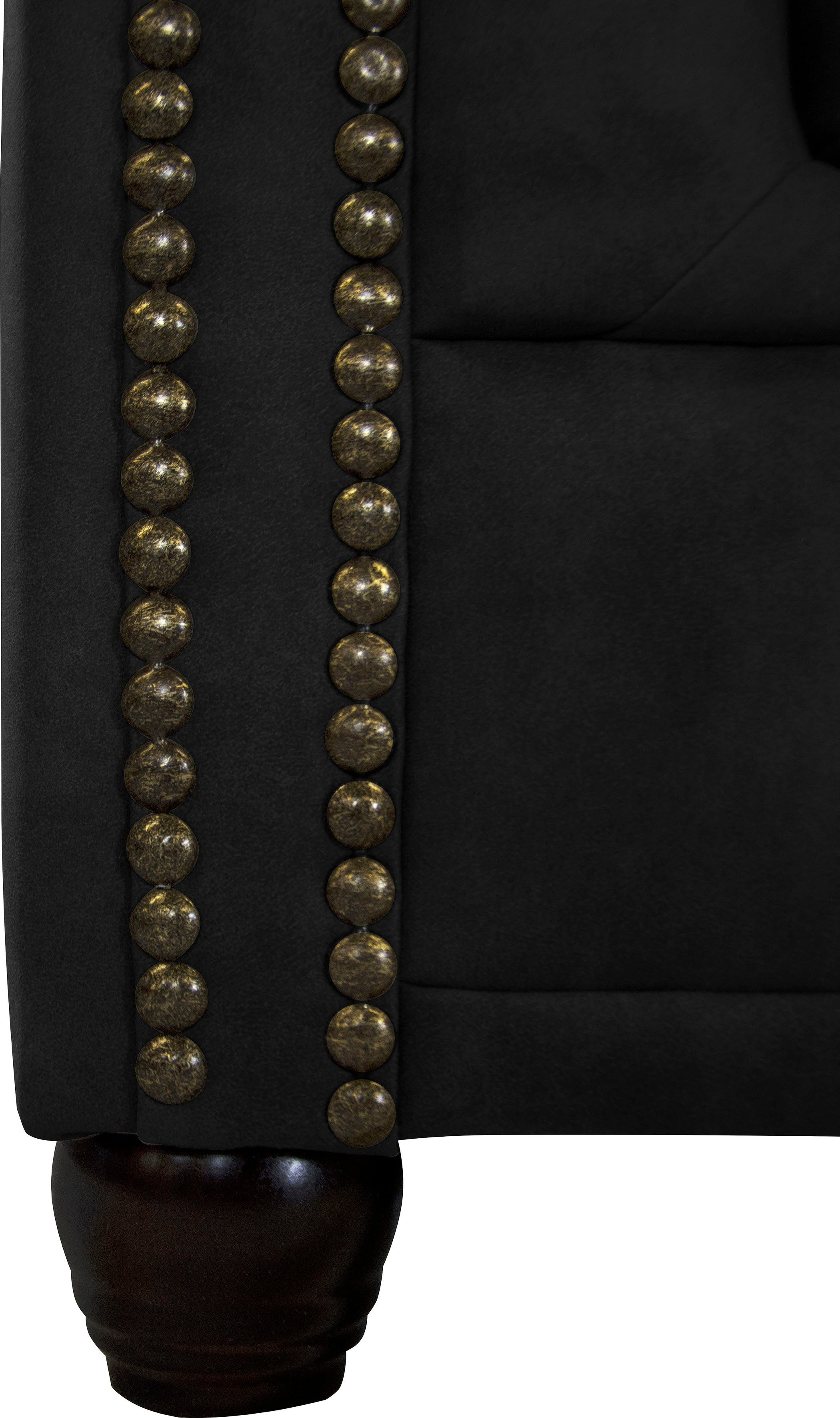 Home affaire Chesterfield-bank Rysum L-vorm Chesterfield-look, lange zijde links of rechts