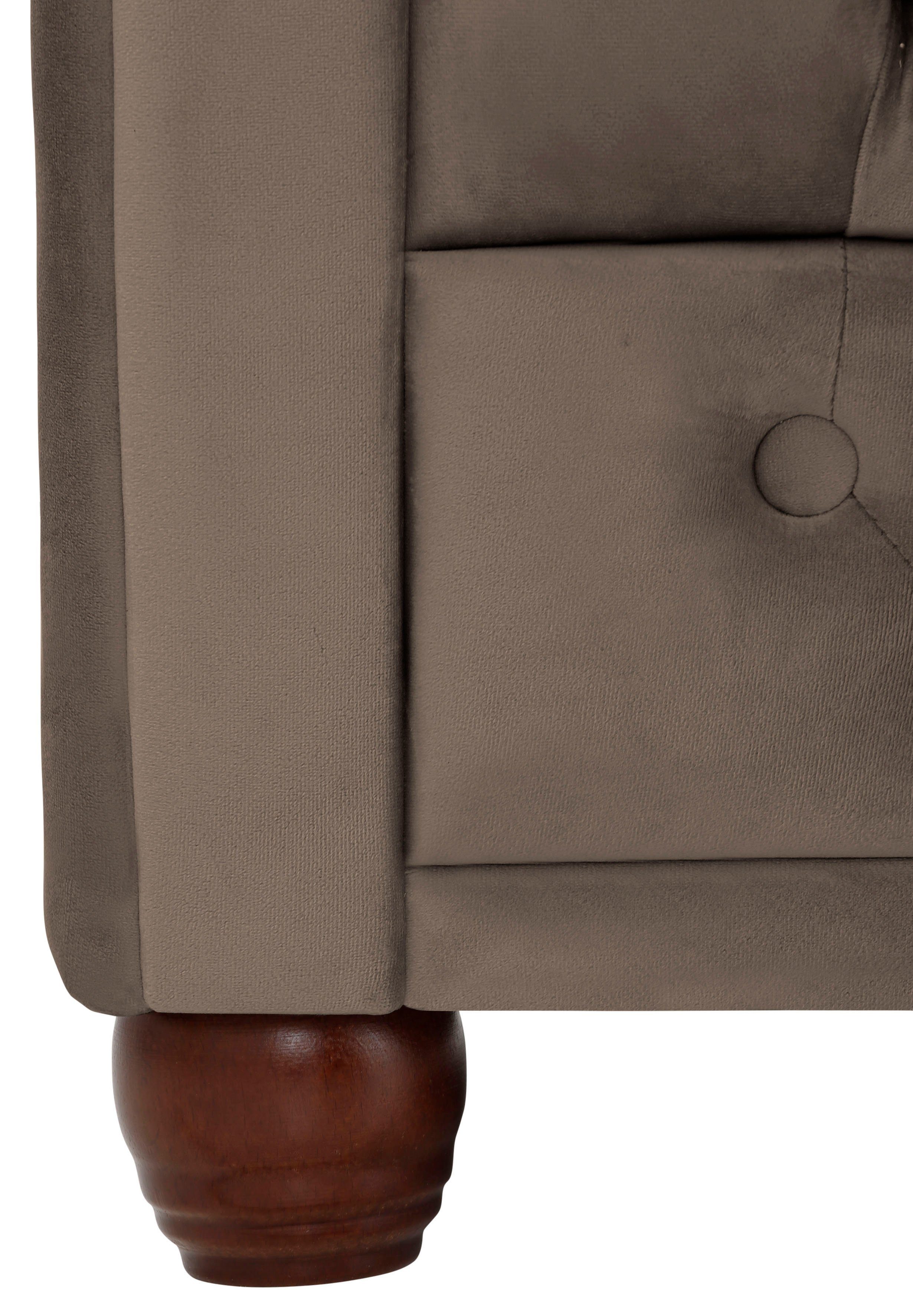 Home affaire Chesterfield-bank New Castle met hoogwaardige capitonnage in chesterfield-design, bxdxh: 203x86x72
