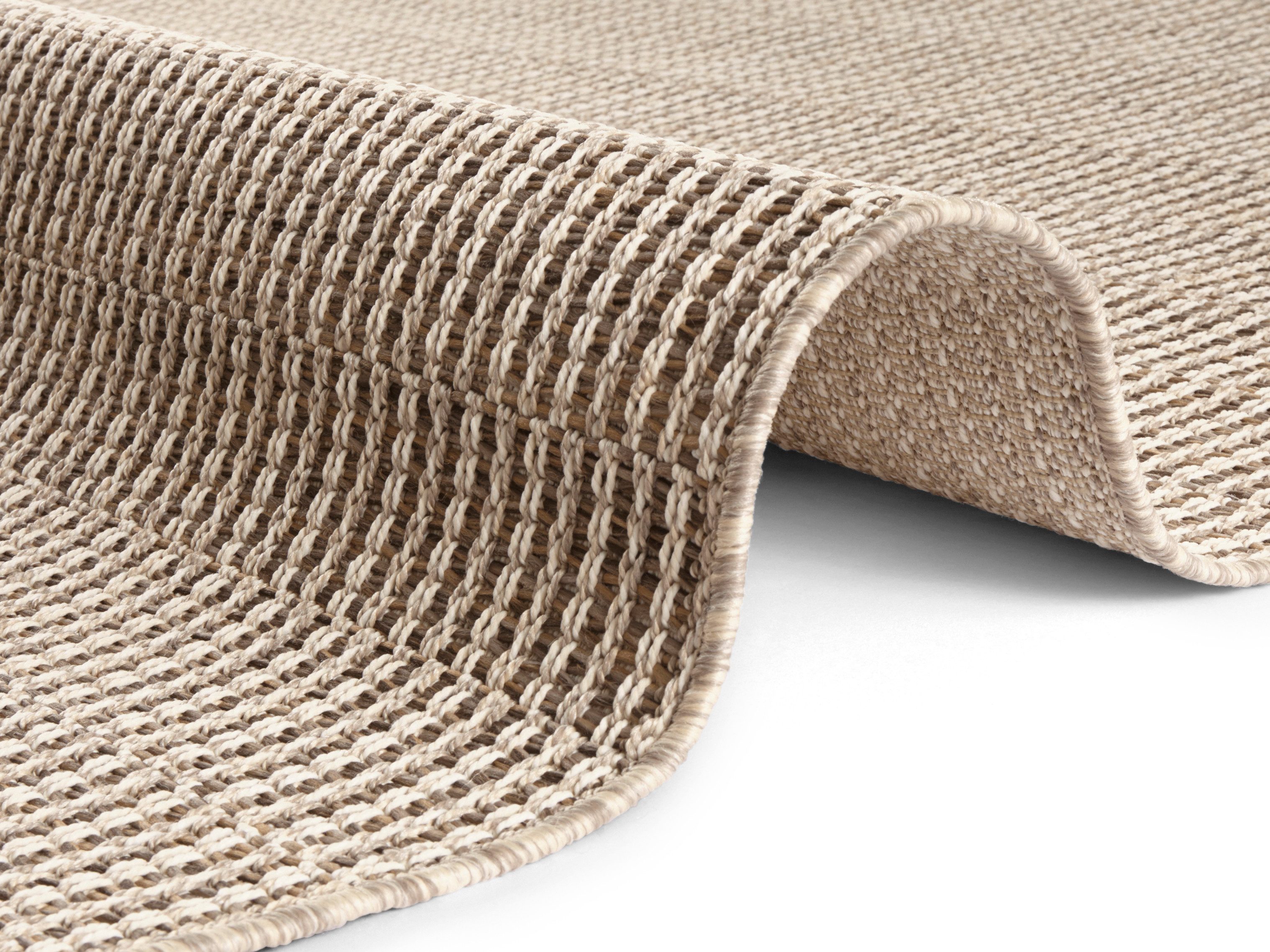 ELLE DECORATION Vloerkleed Dreux Geschikt voor binnen en buiten, weerbestendig, balkon, tuin, woonkamer, waterbestendig