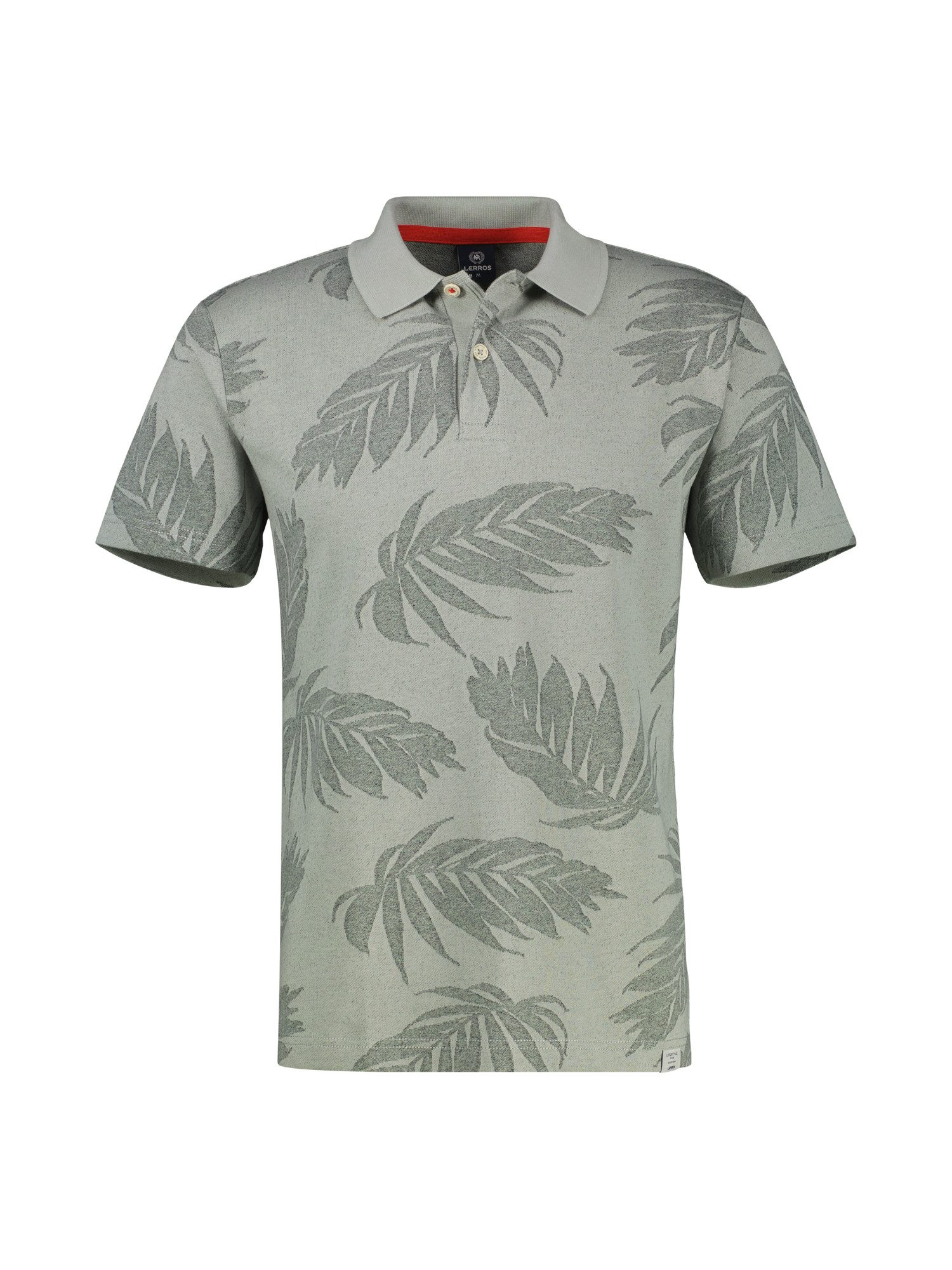 Lerros Poloshirt LERROS jacquard poloshirt voor heren