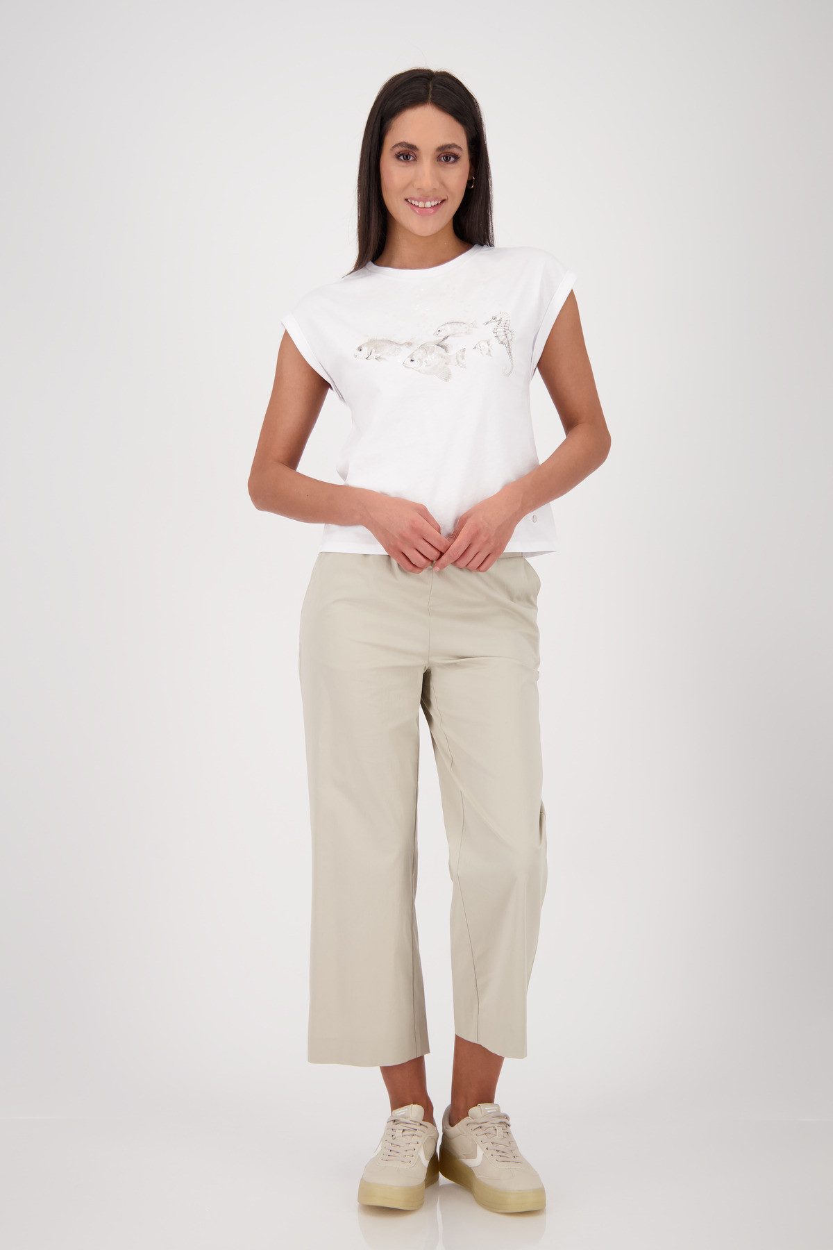 Monari Shirt met ronde hals Met een ronde hals