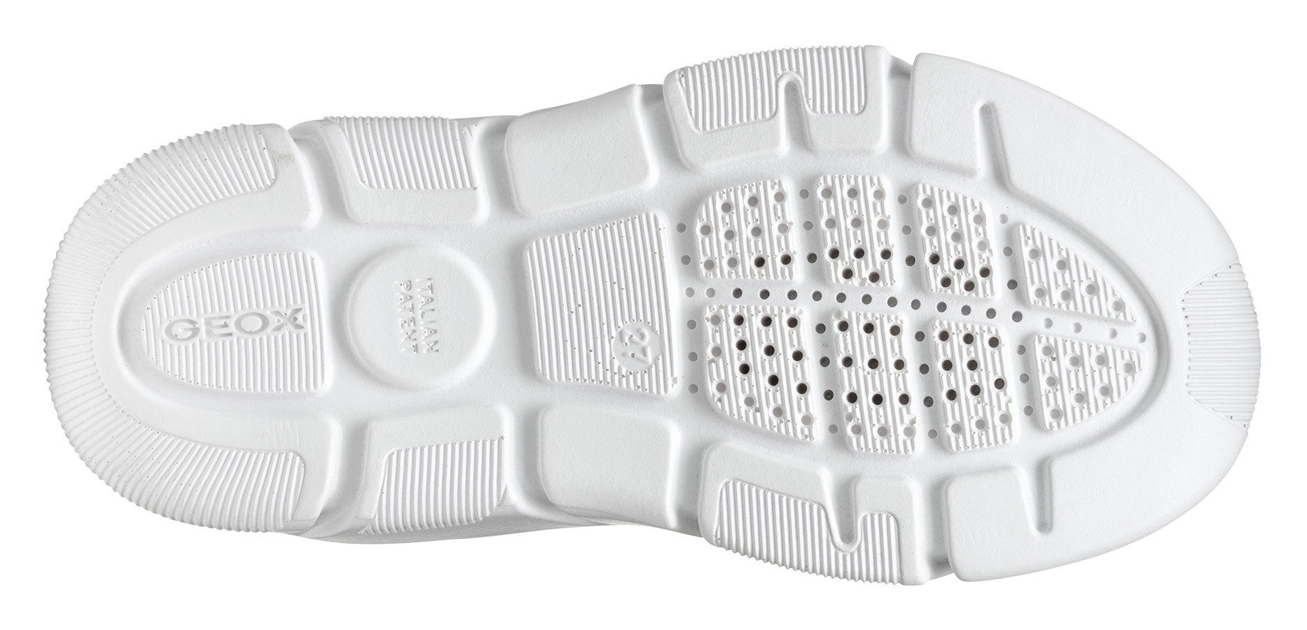 Geox Sneakers J ARIL GIRL , knitwear sneaker, klittenbandschoen met glinsterende klittenband