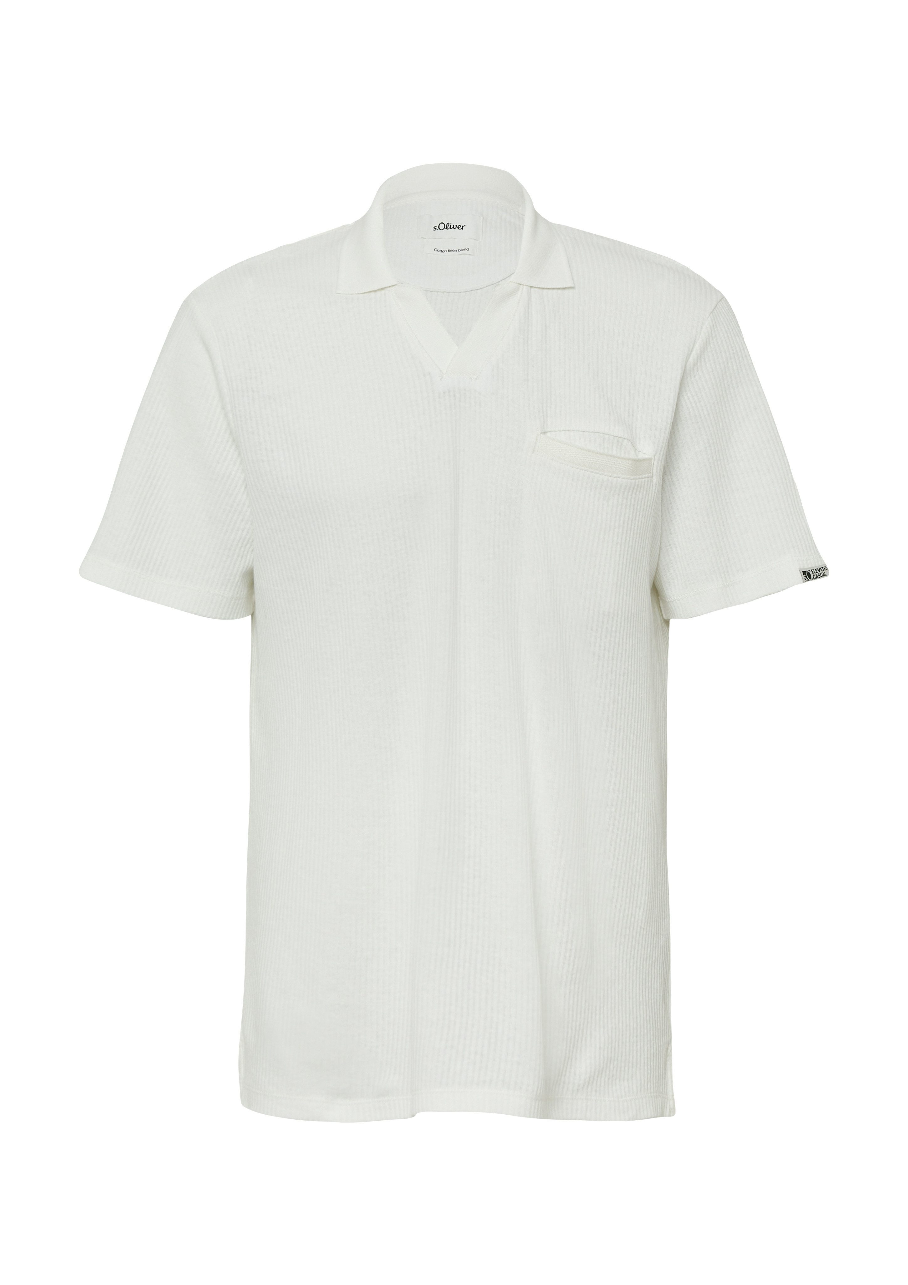 s.Oliver Poloshirt met borstzak
