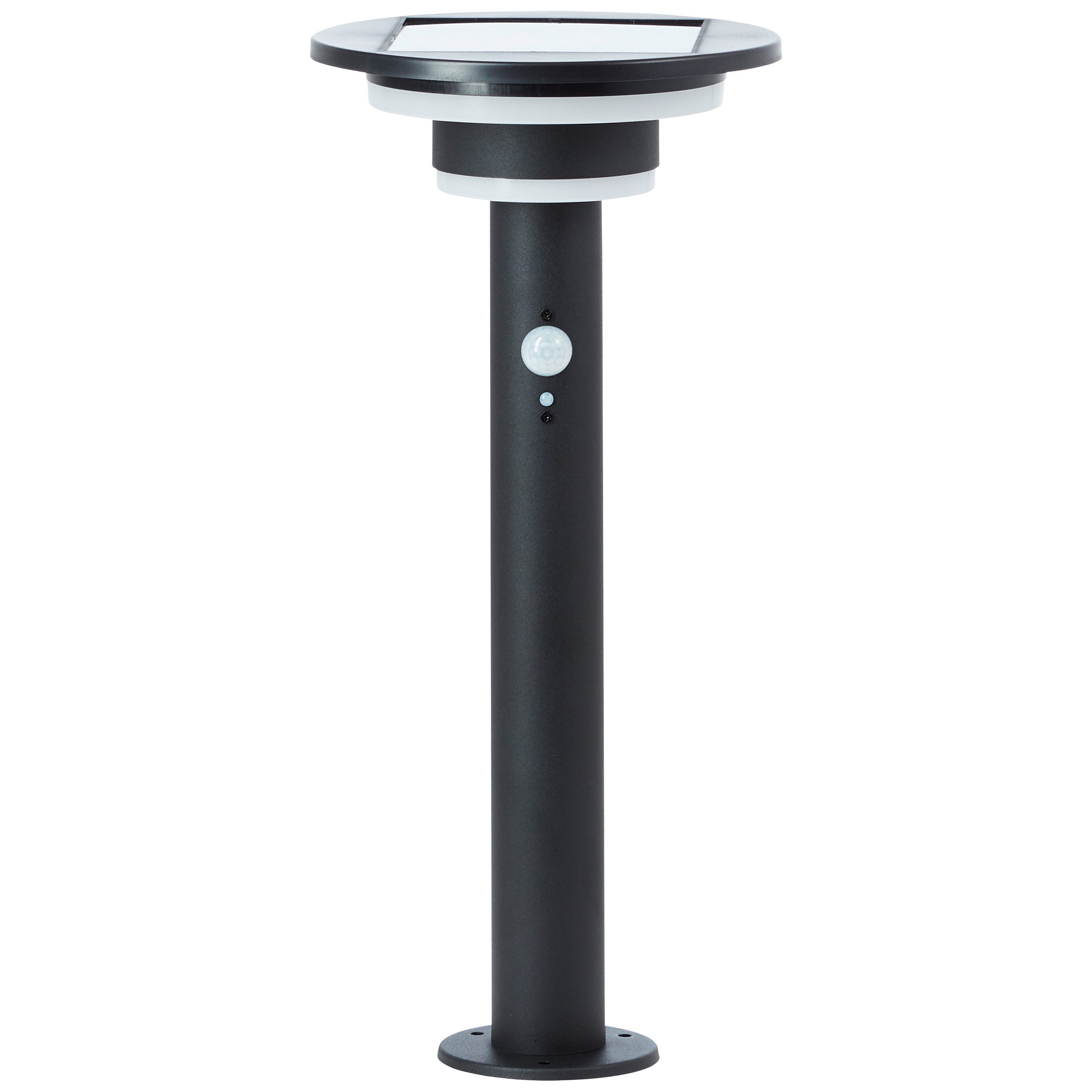 Brilliant Leuchten Led-sokkellamp Garvina Solar, 45 cm, 430 lm, 3000 K, roestvrij staal, mat zwart