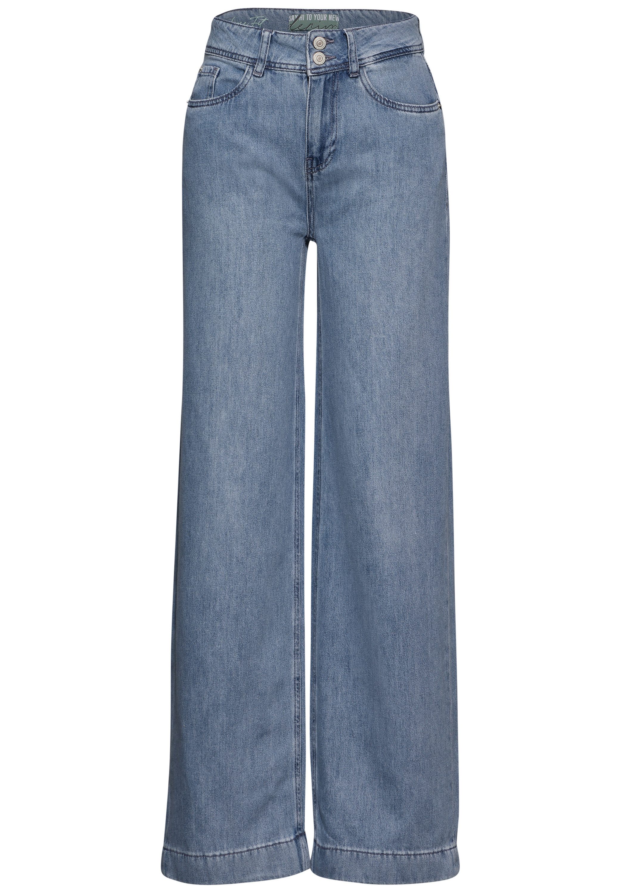 STREET ONE Wijde jeans in five-pocketsstijl