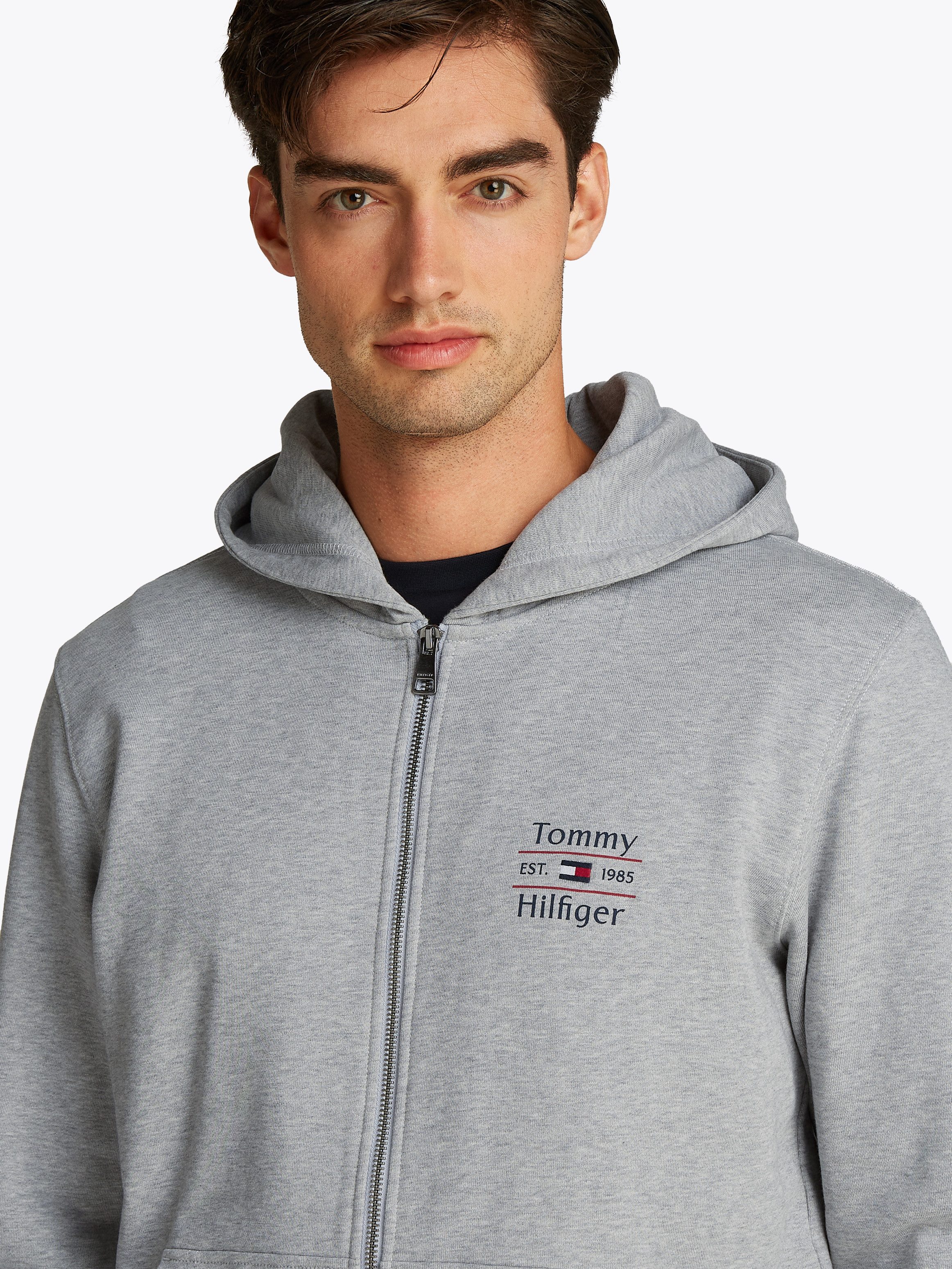 Tommy Hilfiger Capuchonsweatvest HILFIGER STACK HOODY ZT