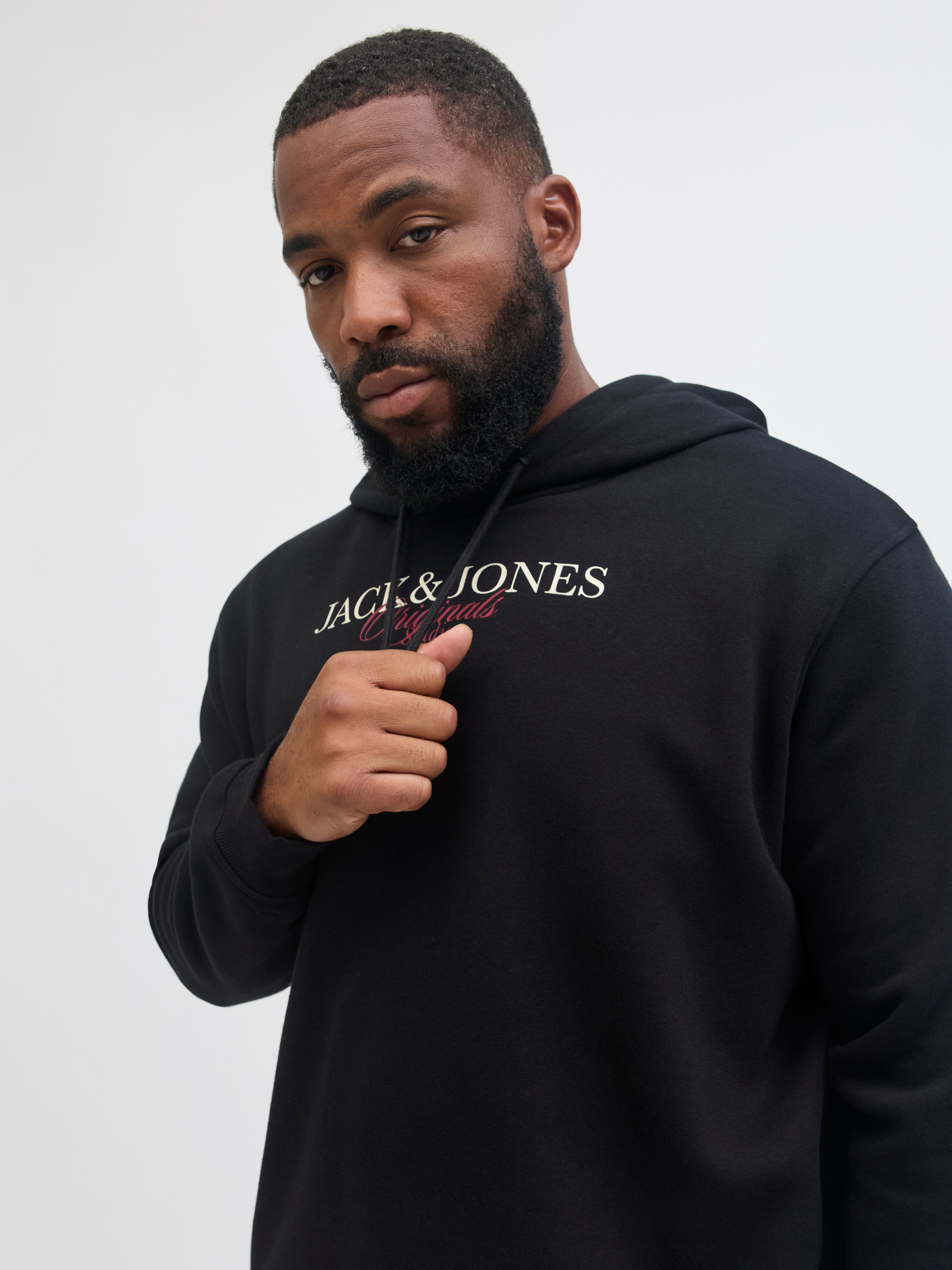 Jack & Jones PlusSize Hoodie JORBILLYBURG SWEAT HOOD FST PLS