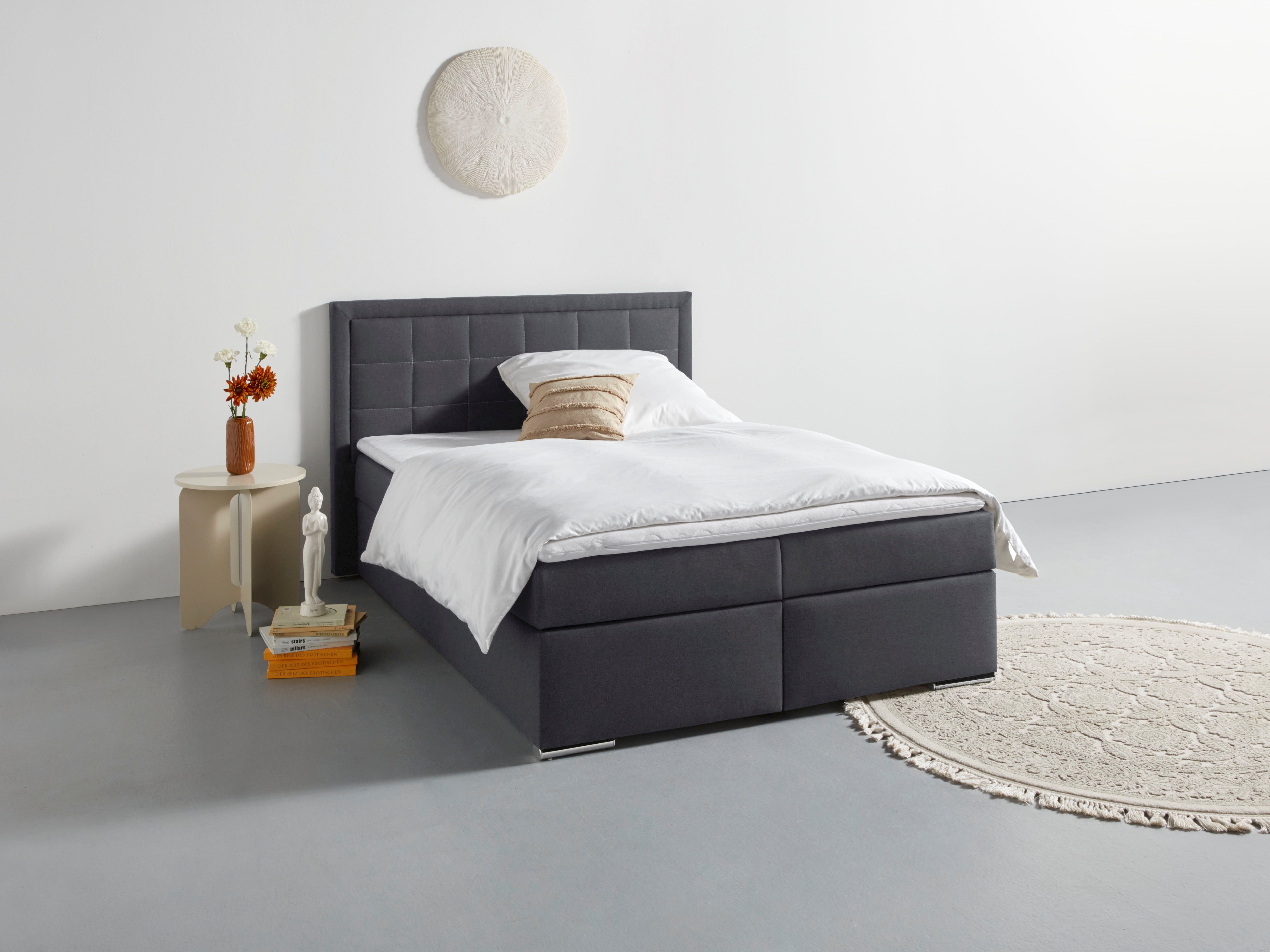 COLLECTION AB Boxspring "Athena", OTTOs keuze, topseller optioneel met bedlade inclusief topper bij uitvoering met matras, in hardheden h2, h3, h4