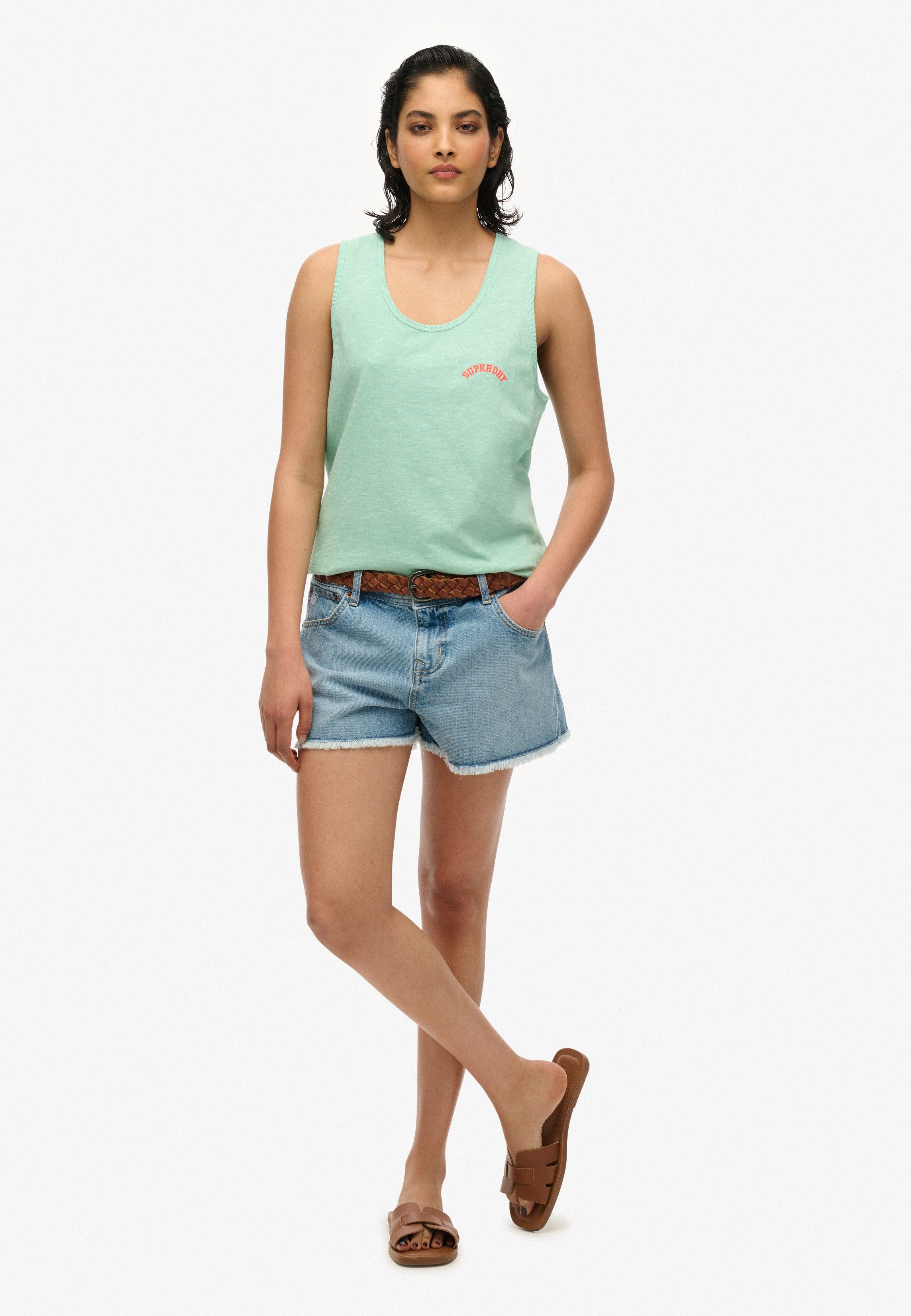 Superdry Tanktop ESSENTIELE LOGO GD VEST