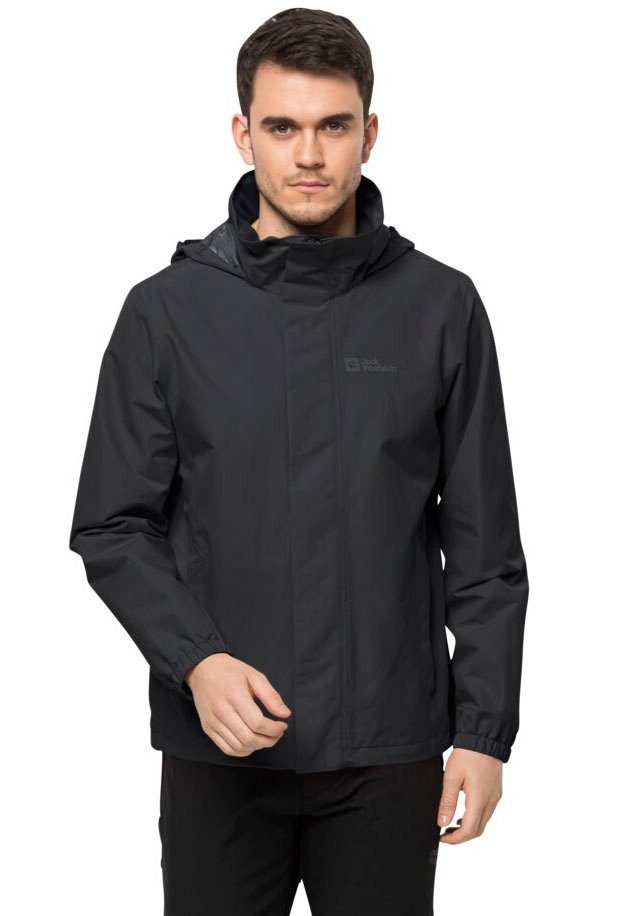 Jack Wolfskin Functioneel jack STORMY POINT 2L JKT M Waterafstotend & winddicht & ademend heren trainingsjacks maat M (50) zwart