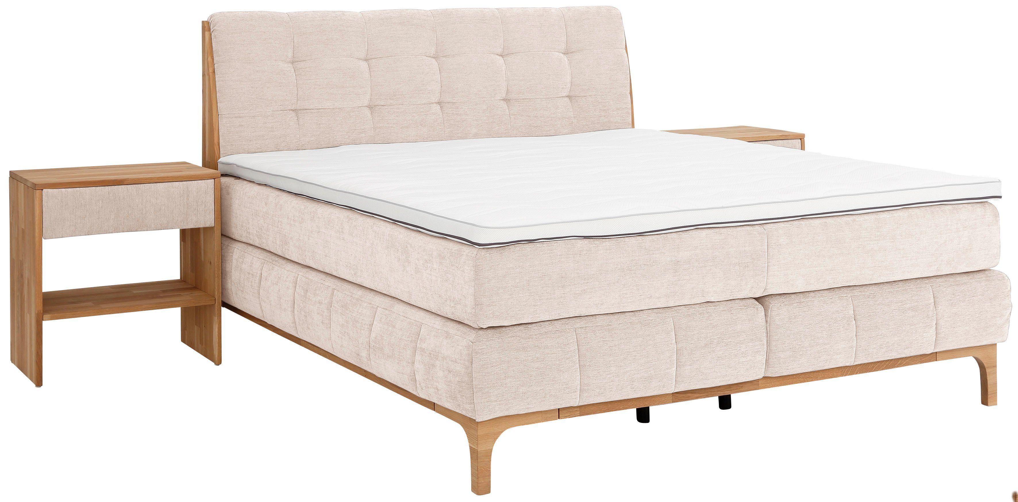 OTTO products Boxspring Jelle gecertificeerde, gerecyclede overtrekstoffen, verschillende uitvoeringen (5-delig)