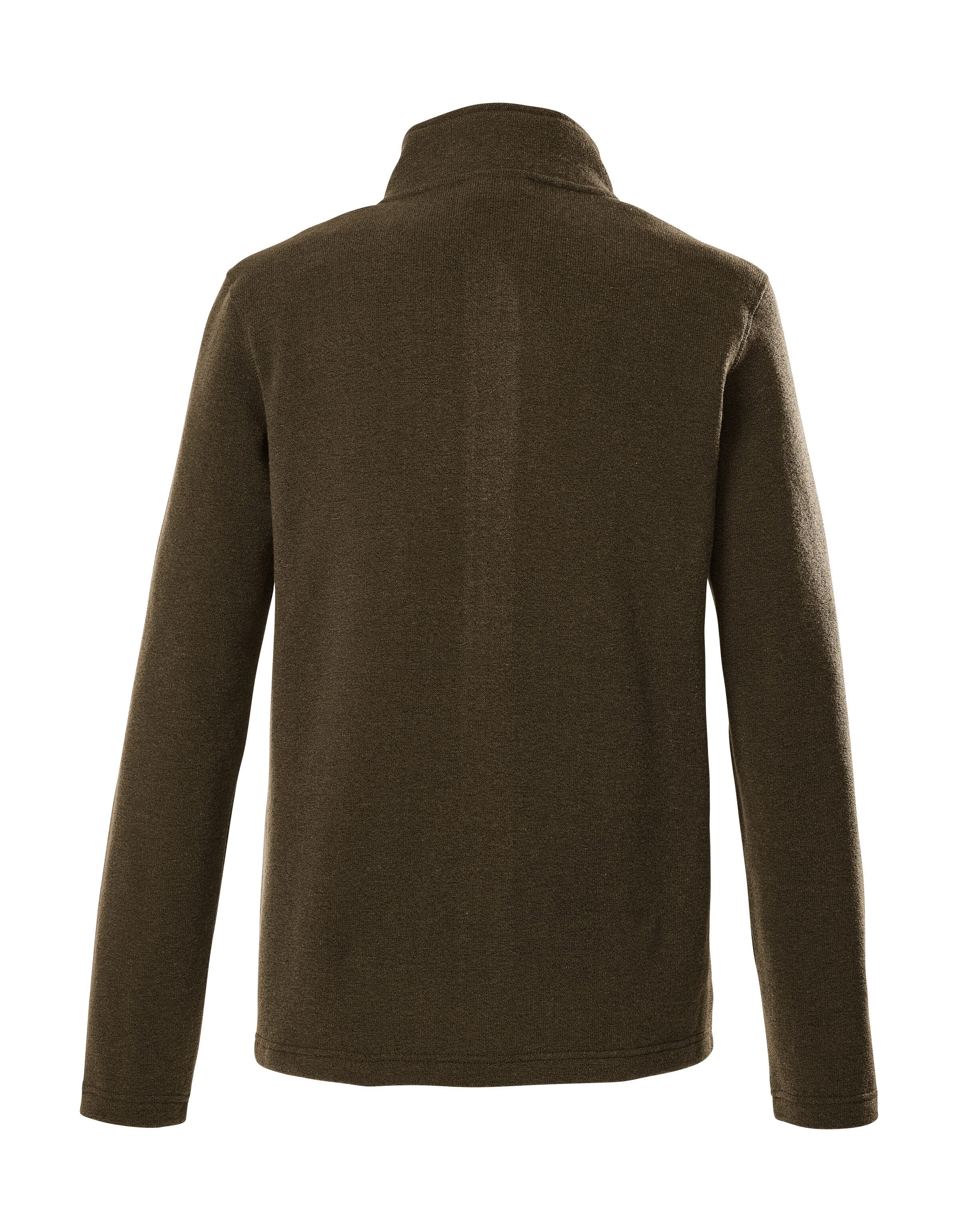 G.I.G.A. DX by killtec Fleecejack GW 81 MN KNTFLC JCKT Gebreide fleecejack, gemêleerd, zakken met ritssluiting, kinbescherming